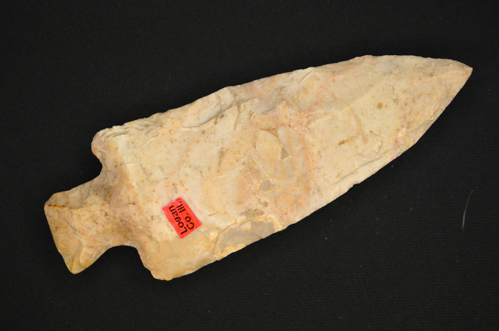 4 1/4" Etley Arrowhead Found in Logan Co. Illinois (1 of 7)