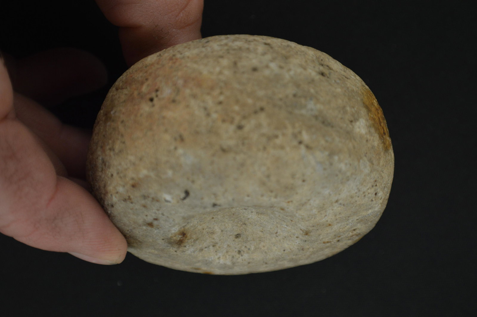 3 1/16" Quartzite Discoidal Jim Bennett COA Found in Ohio. (1 of 7)