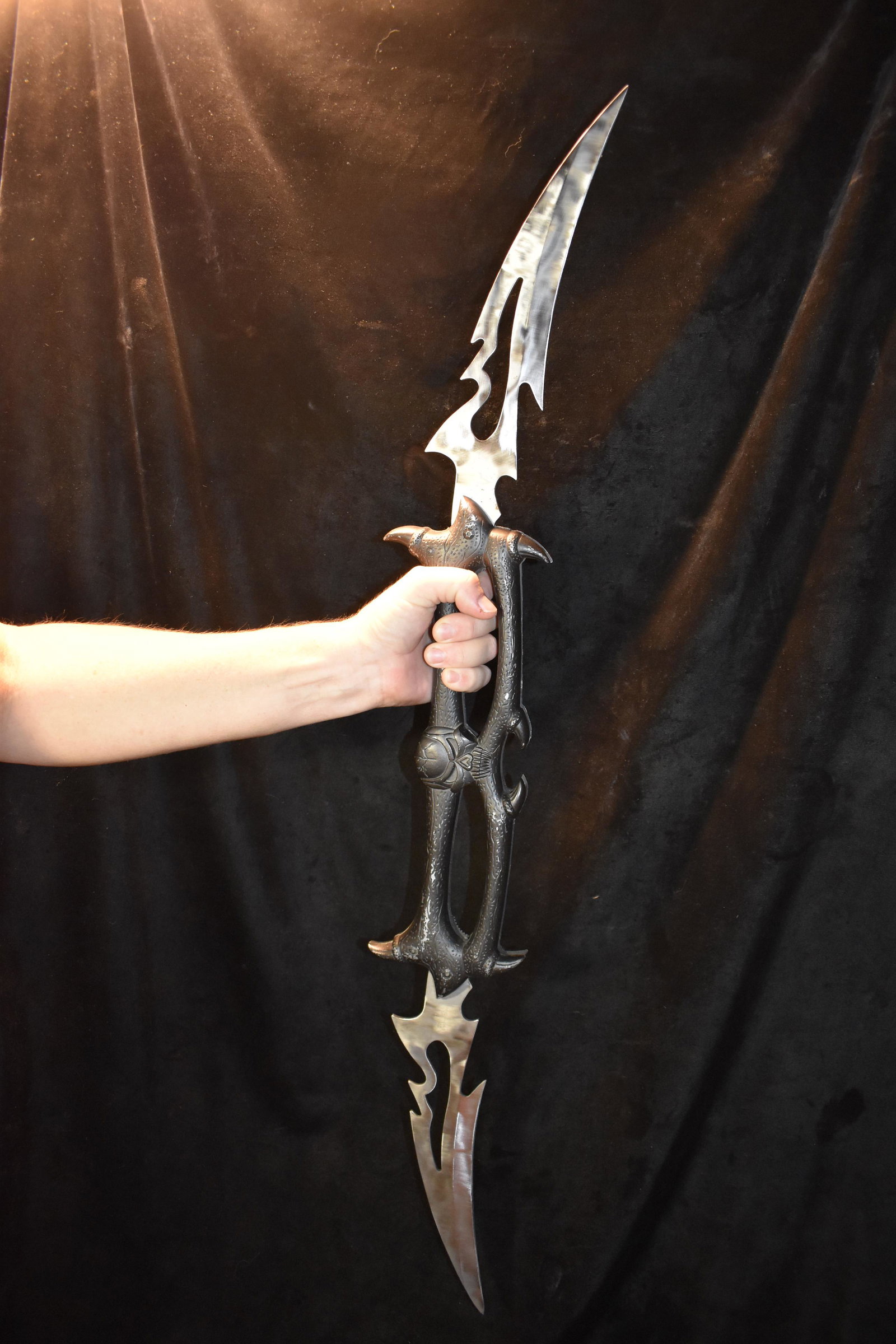 Robert Shiflett RS7 Bud K SKULL Double Blade Locking Folding Knife (1 of 6)