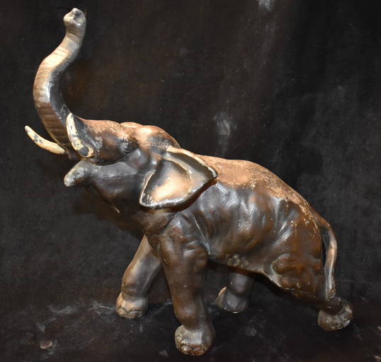 Very Old Metal Elephant Door Stop (Appears to be Made of Lead) Dec 17