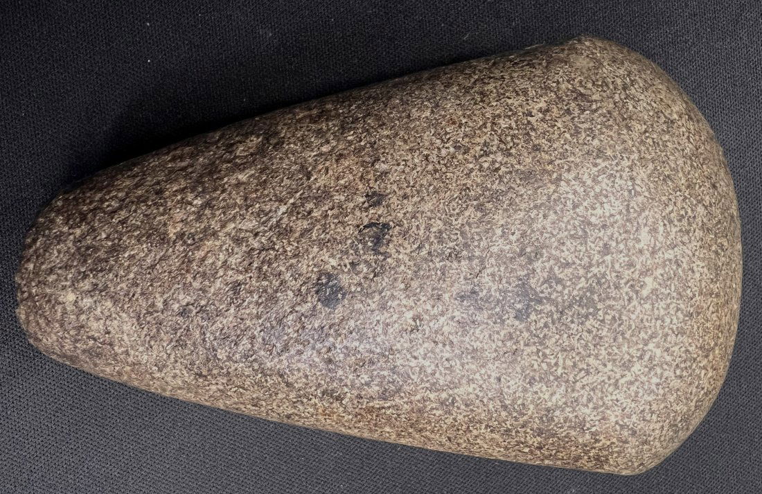 4 7/16" Tapered Poll Celt Found in Cass Co. Illinois. (1 of 7)