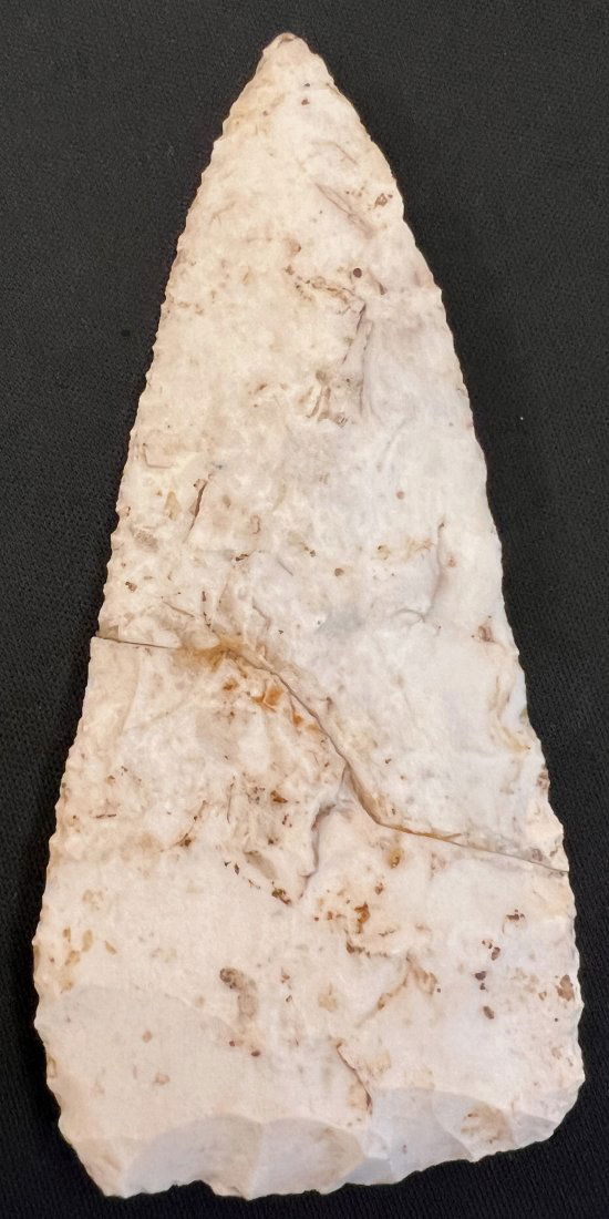 5" Cobbs Knife "Broke and Glued" found in Franklin Co. Missouri Ex: Bob Beckman Collection. (1 of 9)