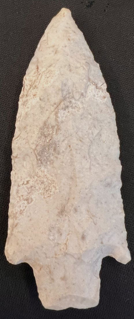 3 15/16" Etley Arrowhead Found in Franklin Co. Missouri Ex: Bob Beckman Collection. (1 of 9)