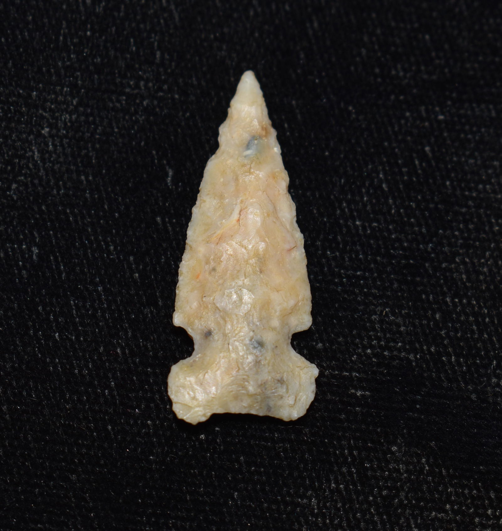 1 3/16" Finely Made Bird point found in SE Iowa.  Ex Tom Ryan Collection (1 of 5)