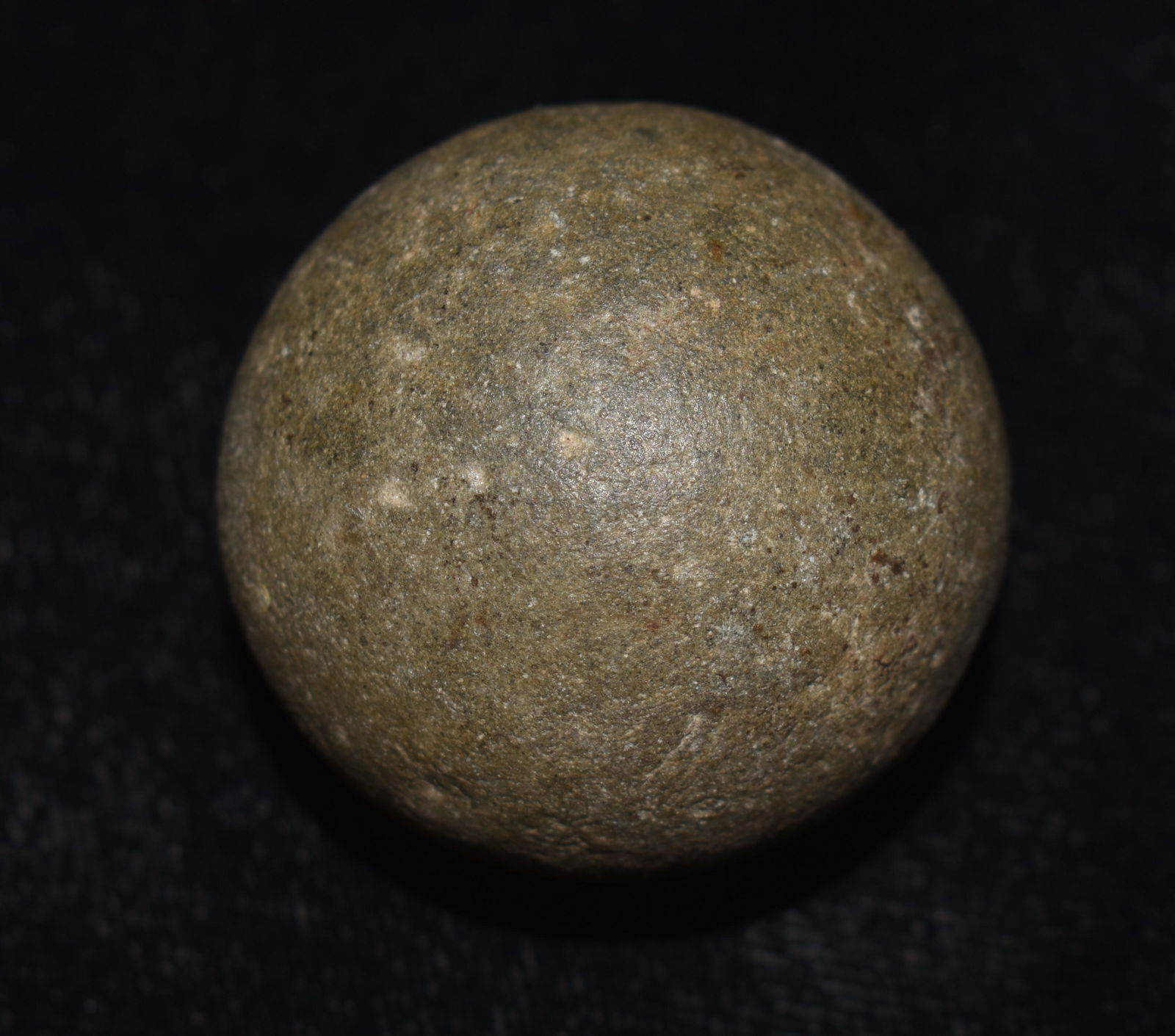 1 1/4" Nicely Developed Granite Game Ball found in Madison Co., IL (1 of 4)