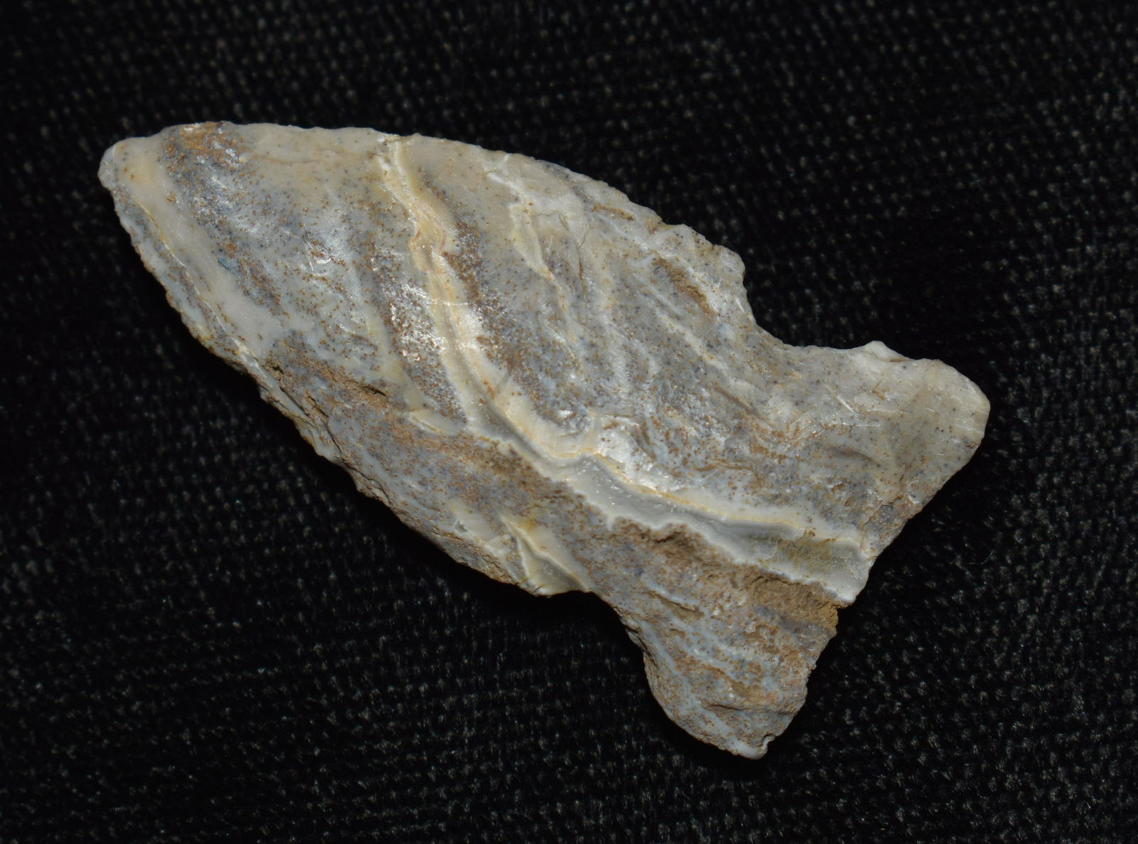 1 1/8" Colorful Mozarkite Robinson Arrowhead found in Audrain Co., Mo by Rodney Gray (1 of 8)
