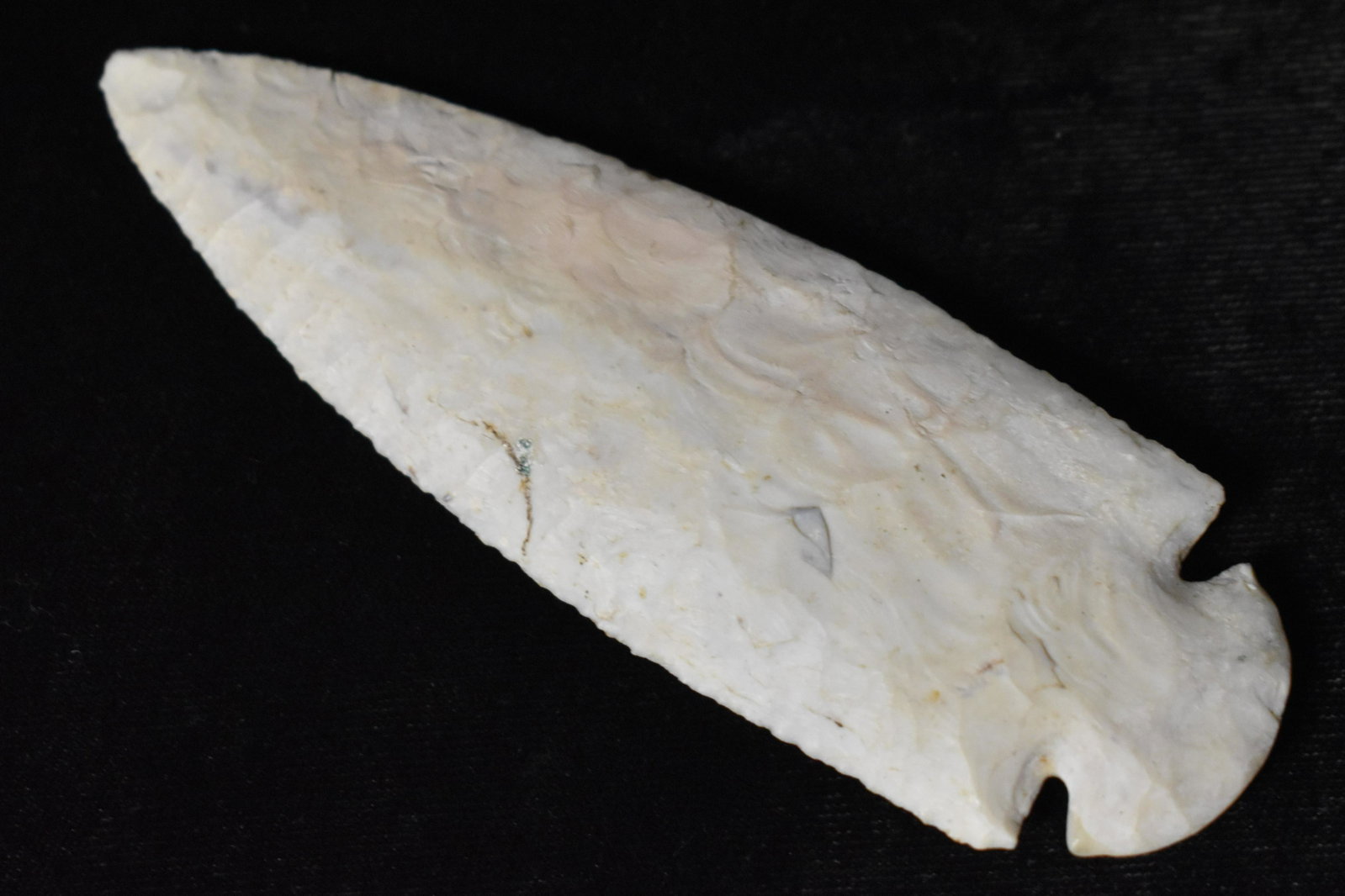 4 5/16" Burlington Dovetail w/ Professional Minor Restoration: 4 5/16" Burlington Dovetail w/ Minor Restoration. Found in West Central Illinois. This is one of those that was very hard to catch when checking for restoration. It has very minor restoration on the c