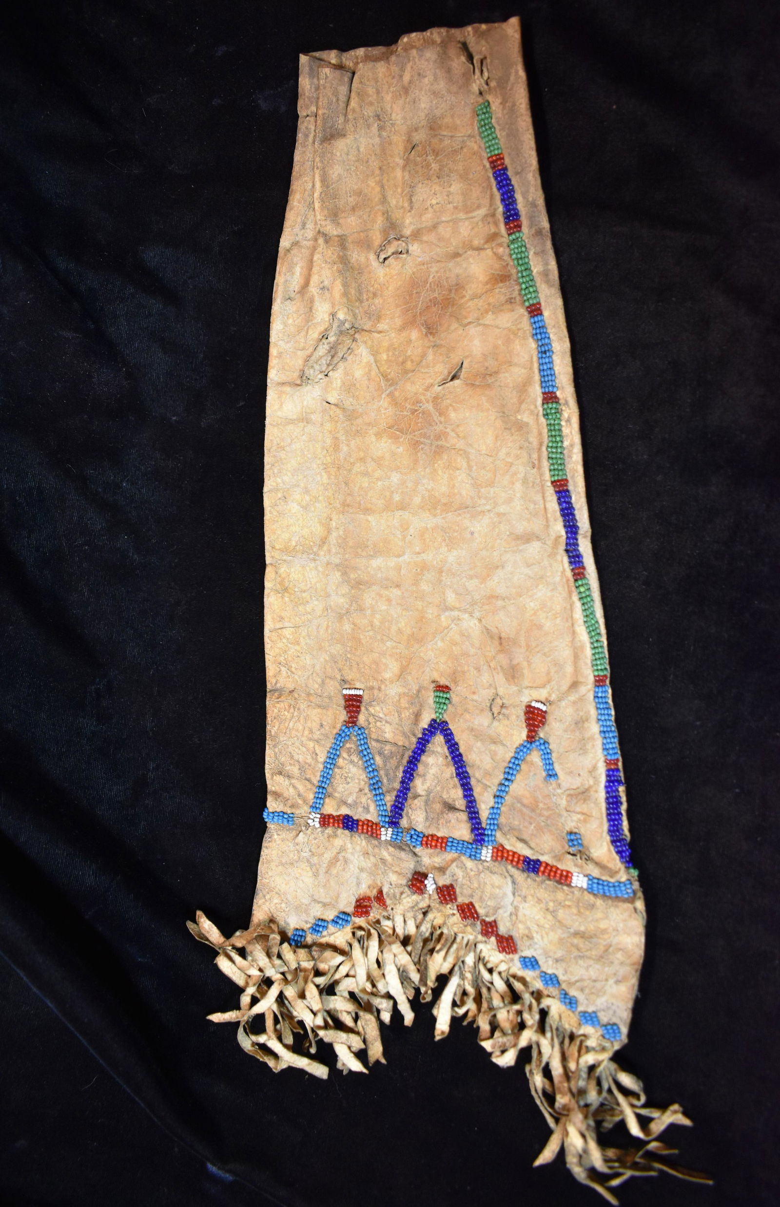 1800's Native American Leather Beaded Quiver (1 of 9)