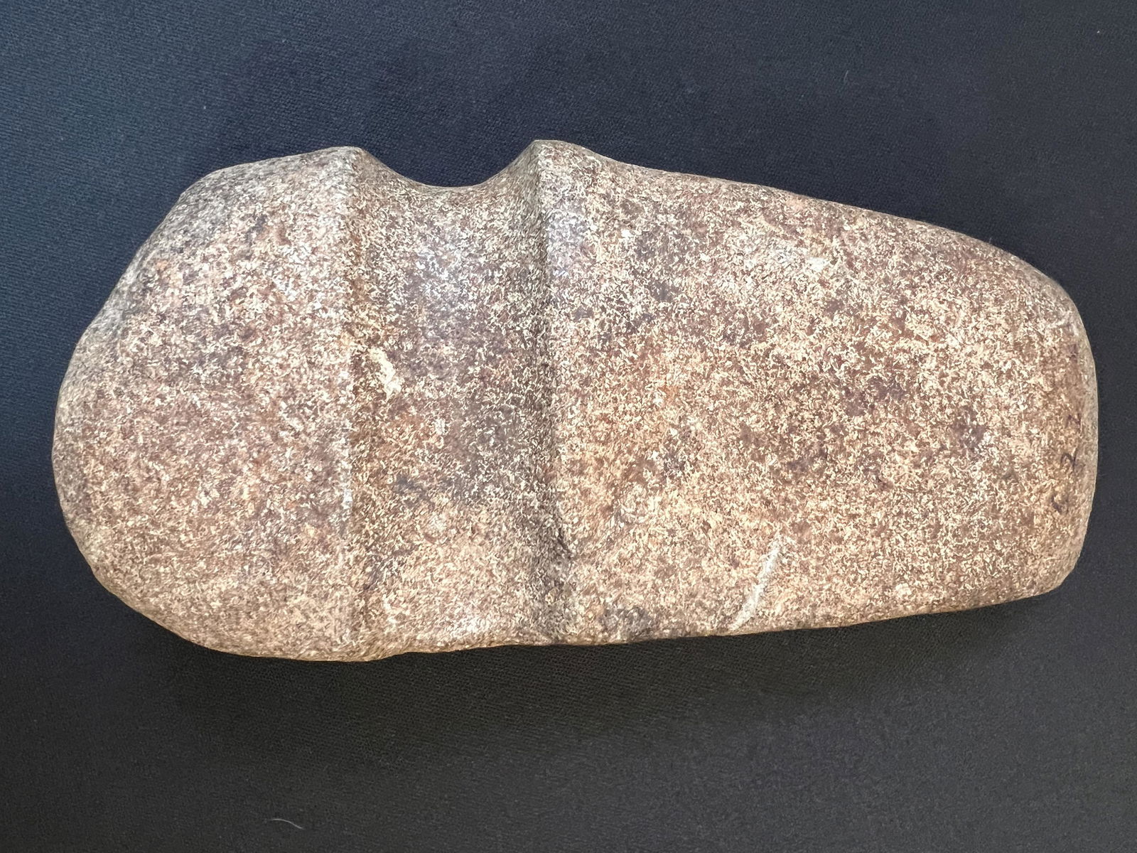 7" Axe 3/4 Groove Found in Clinton Co. Illinois Ex: Butch Perring Collection. (1 of 6)