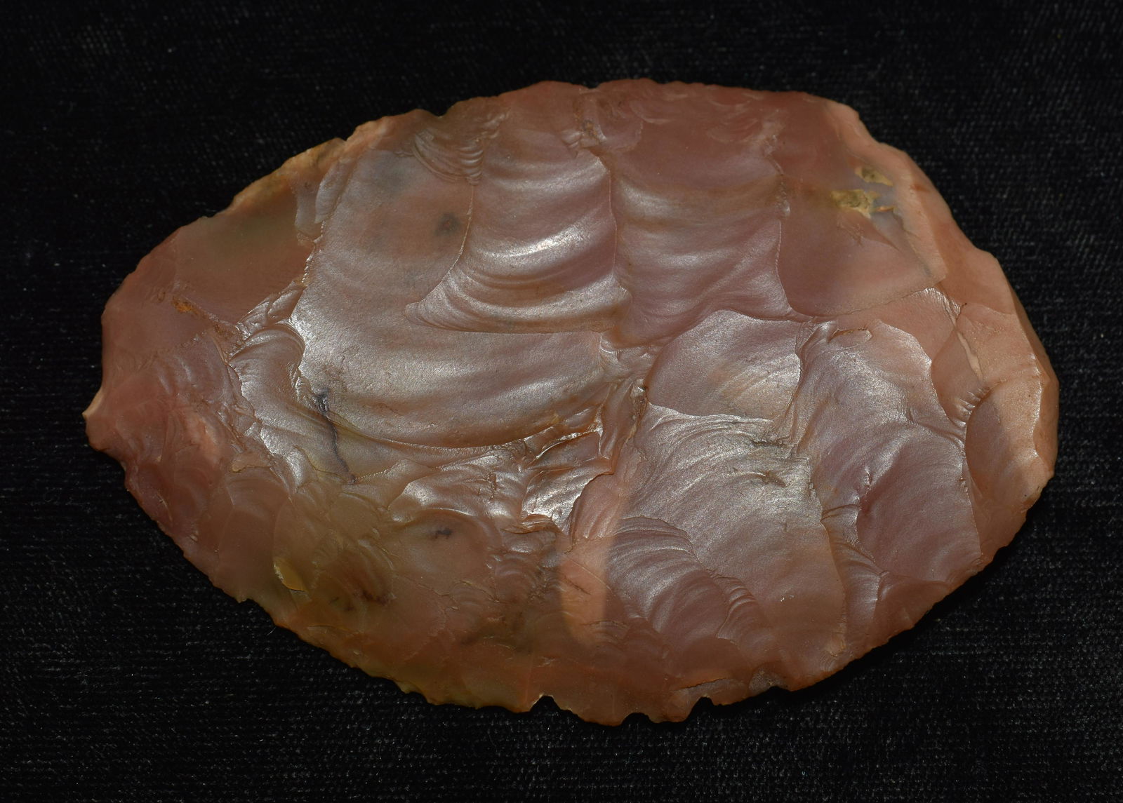 3 7/16 Gorgeous Chalcedony Paleo Knife w/ Keele COA (1 of 9)