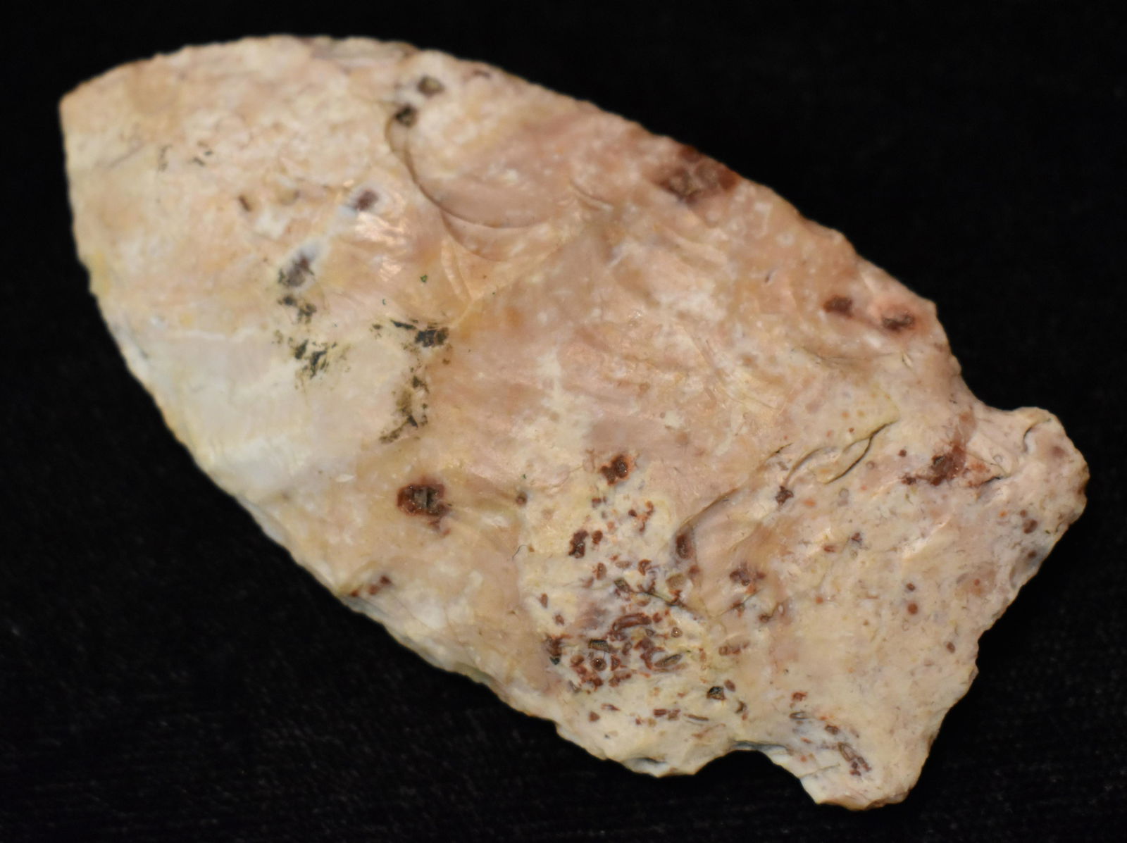 2 5/8" Colorful Woodland Arrowhead found in Boone Co., Mo.  Ex Ryan and Beau Leach Collection (1 of 7)