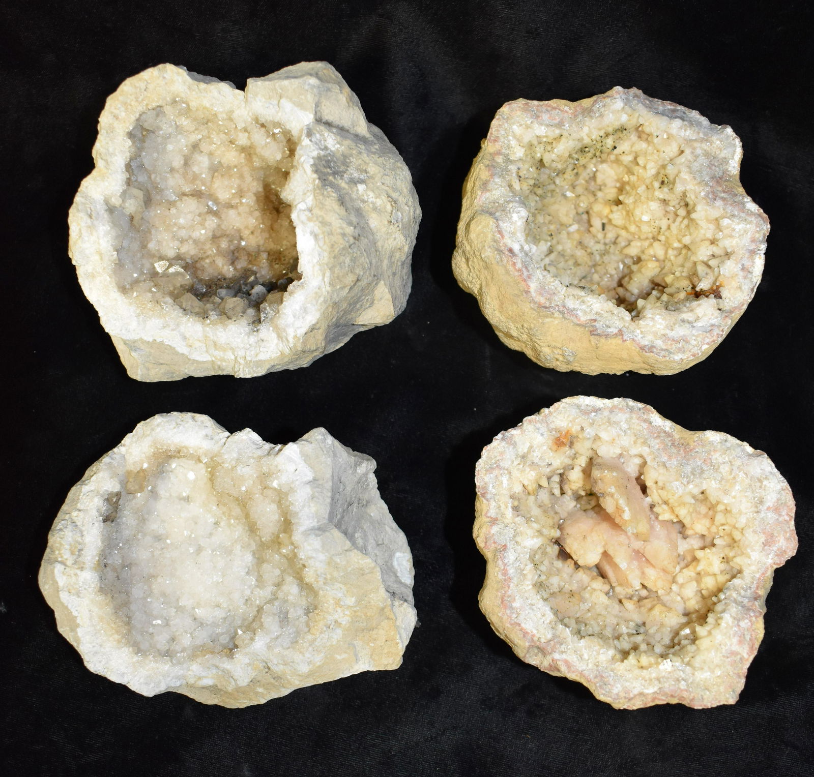 2 Nicely Split Quartz Geodes found in SE Iowa (1 of 5)