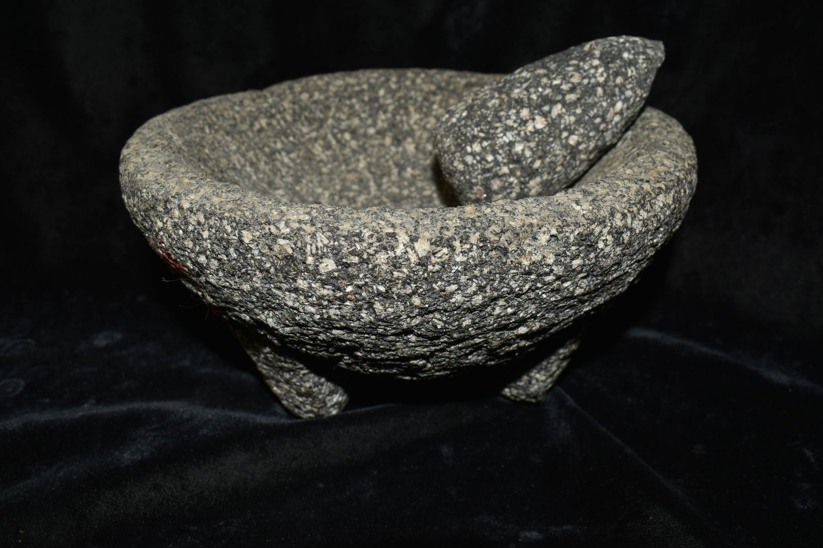 8 1/4" Molcajete Mexican Stone Mortar And Pestle (1 of 5)