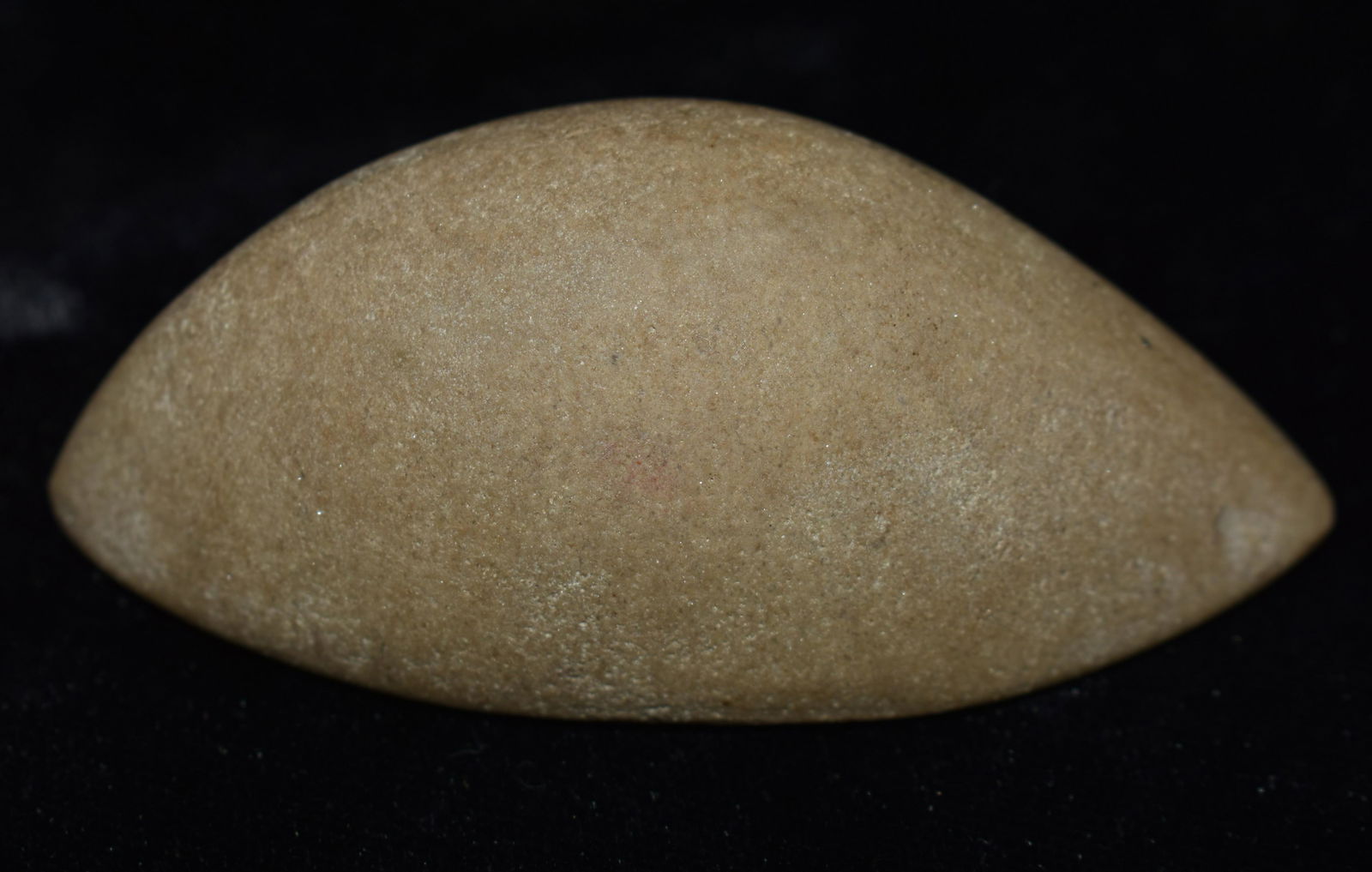 2 3/4" Sugar Quartz Boatstone made by most likely the hardstone makers of West Central Illinois (1 of 5)