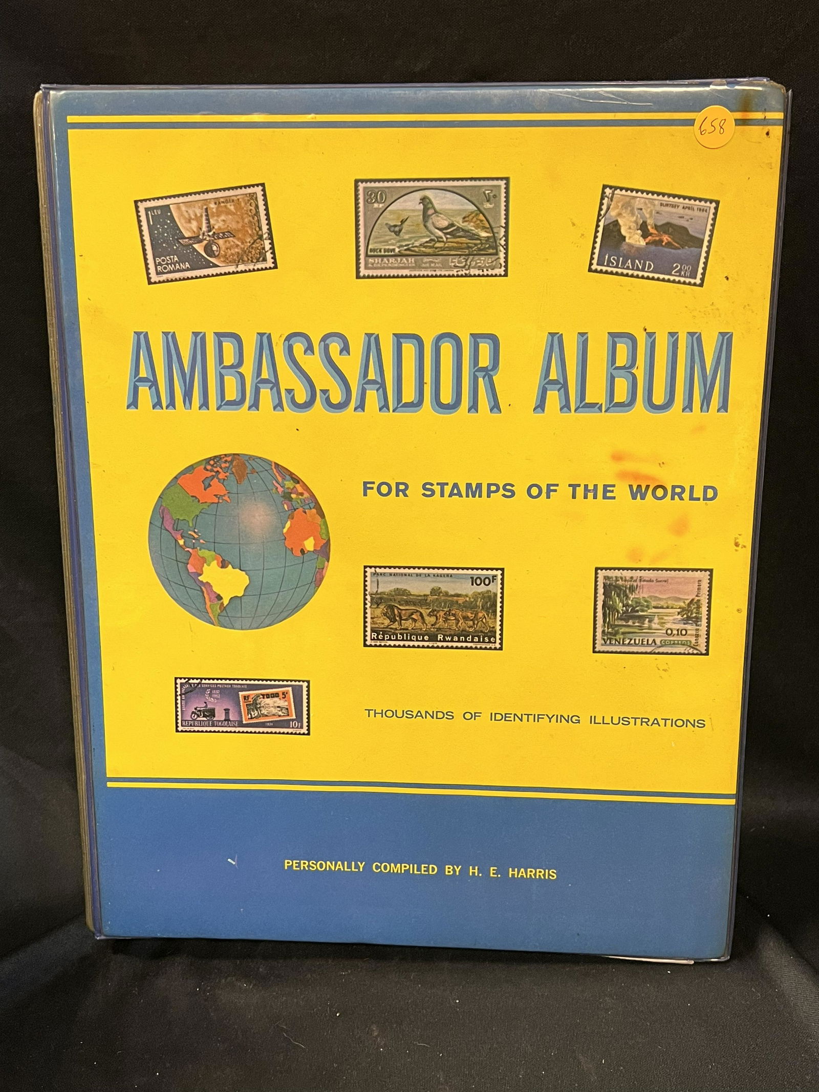 Ambassador World Stamp Album with Postage Stamps from around the world. (1 of 5)