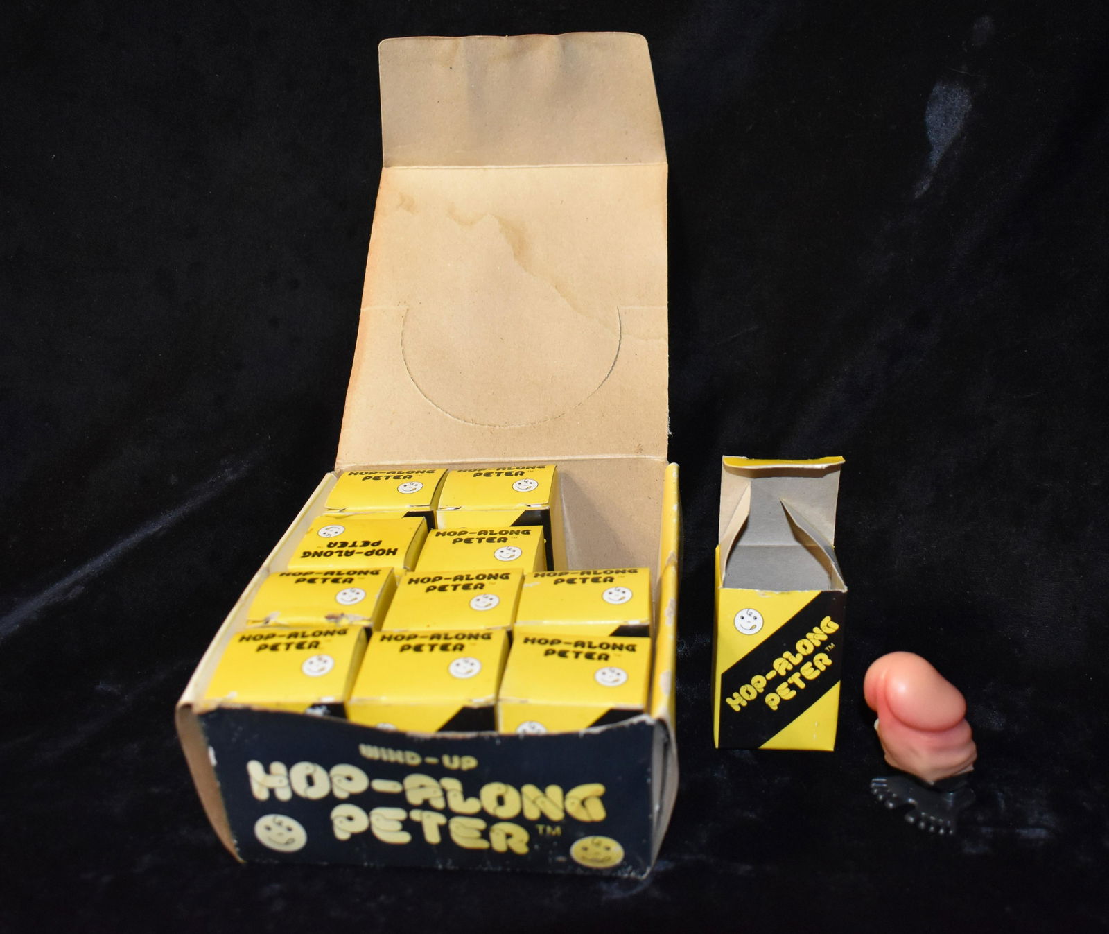 11 Vintage Hop Along Peter Wind Up Novelty Adult Toys New in Original Boxes (1 of 5)