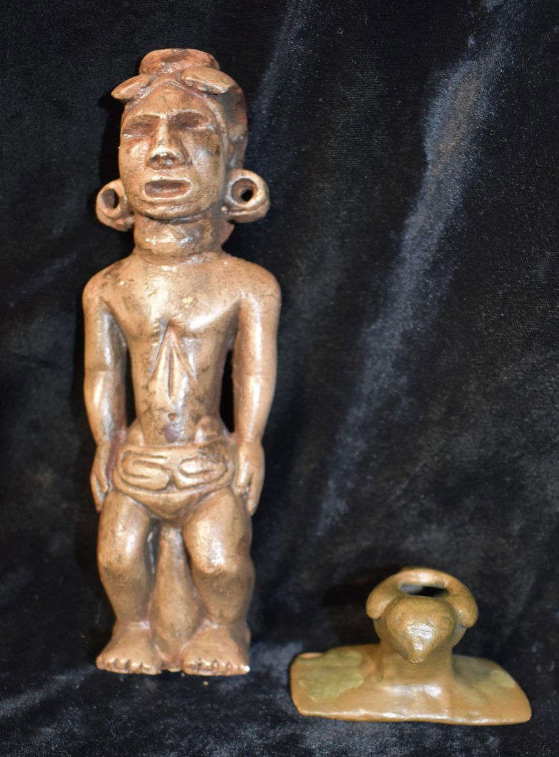 2 Casts of Artifacts.  Ohio Statue and a Platform Pipe (1 of 5)