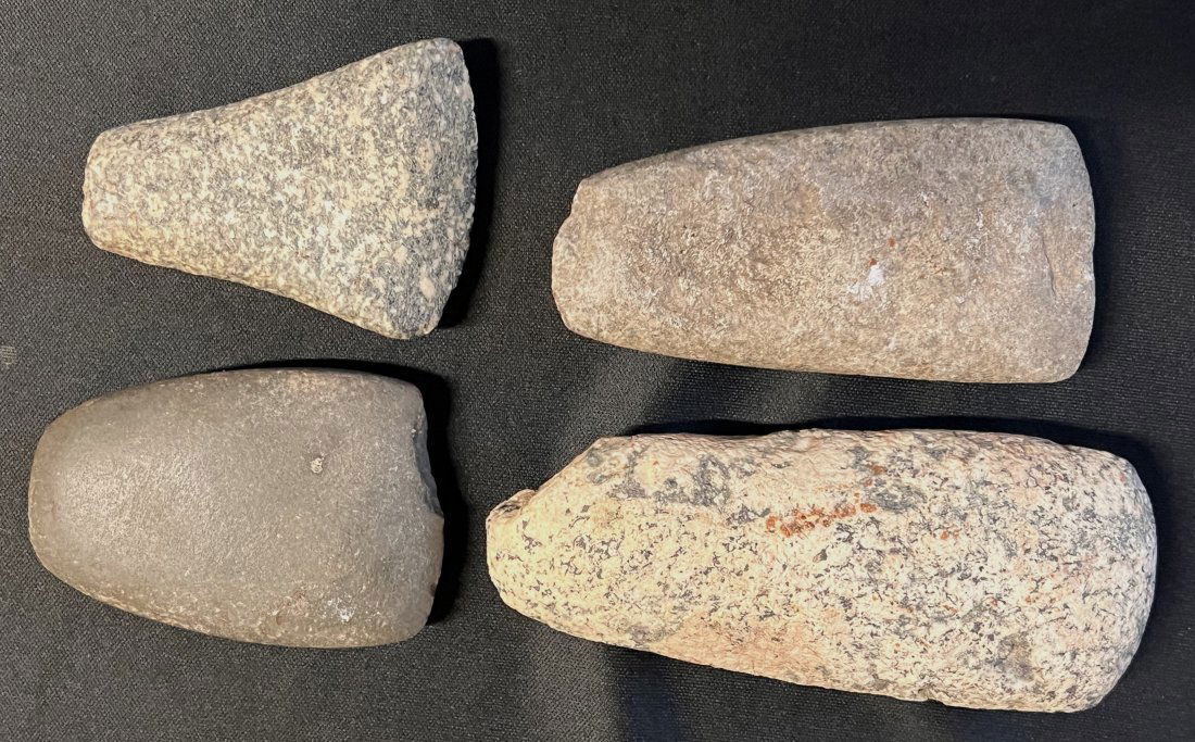 4 Celts Found in Fulton Co. Illinois Longest is 4 7/8 inches. (1 of 4)