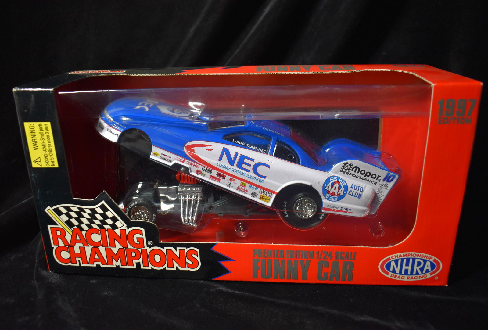 ミニカー FUNNY CAR 1/24 MOONEYES 1996EDITION Action Mooneyes NHRA Funny Car 96 Jim Dunn Kenji Okazaki