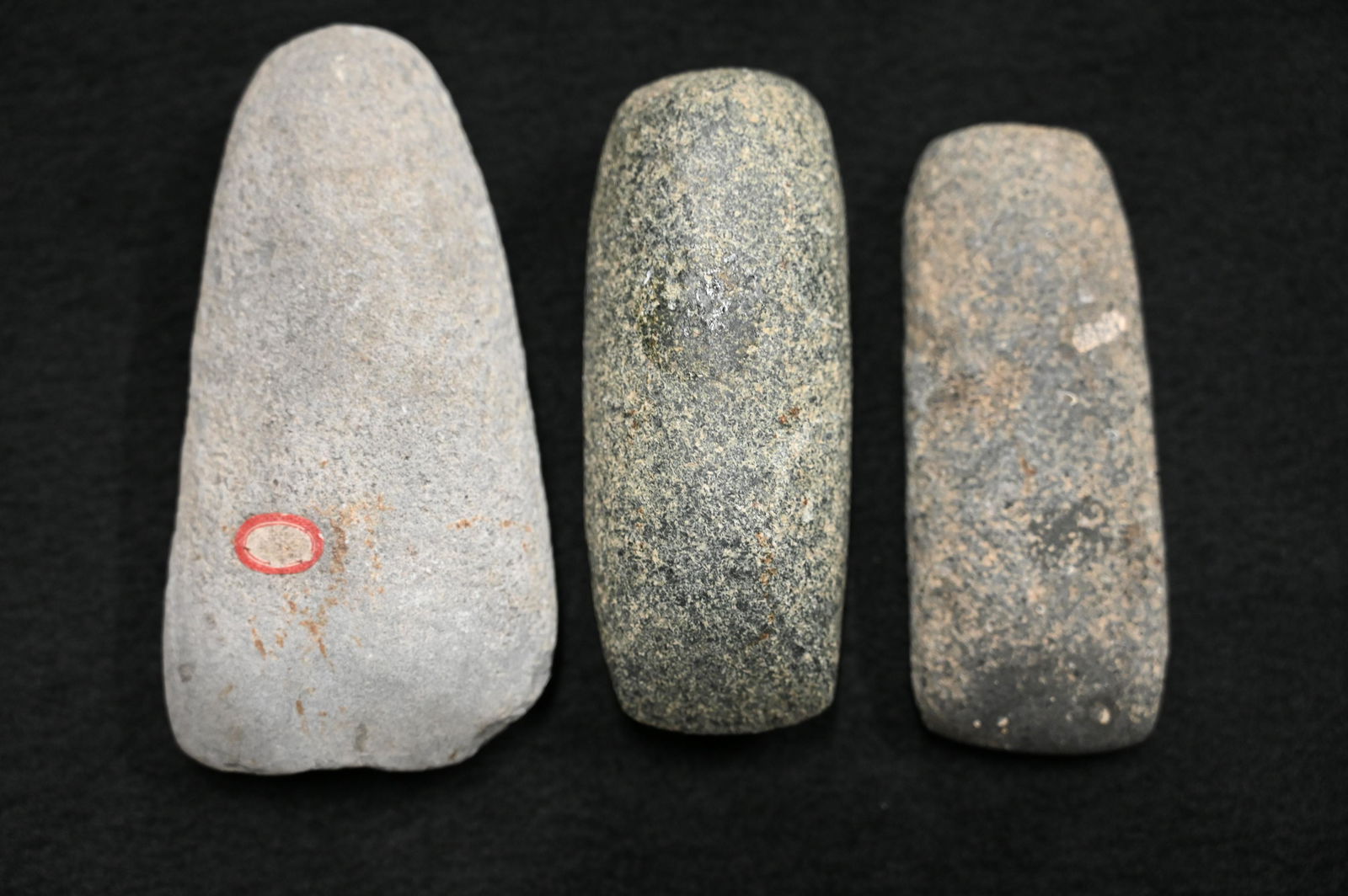 3 Granite Celts Found in Ohio Longest is 4 5/16" (1 of 3)