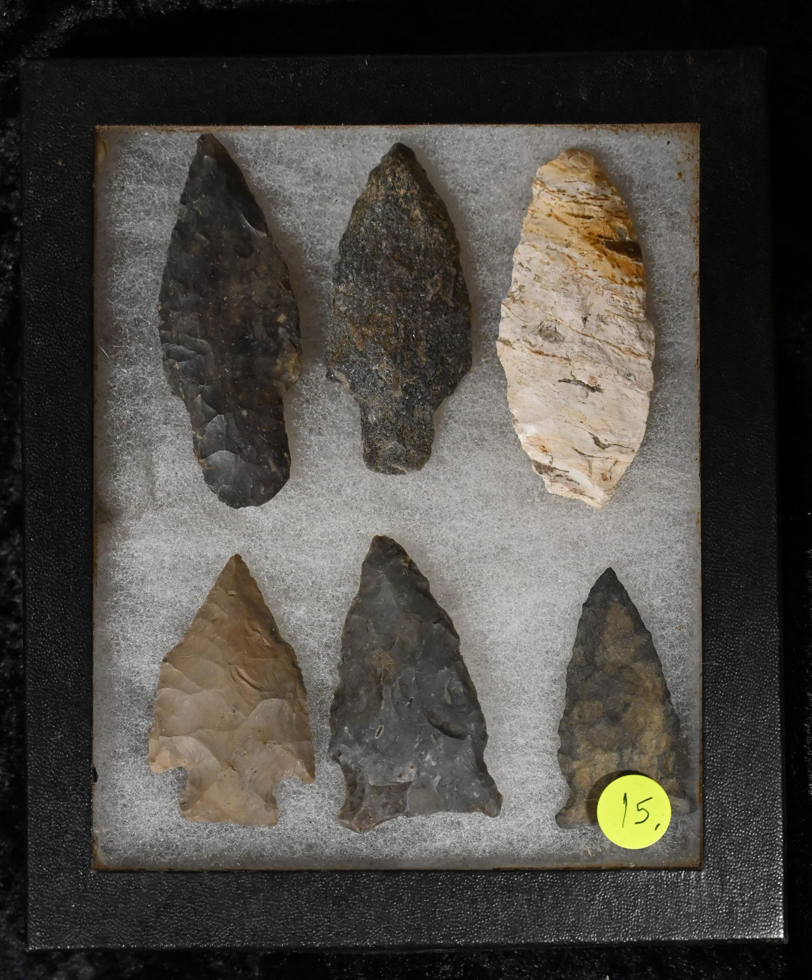 6 Arrowheads Found In Ohio Longest Is 2 5/8"