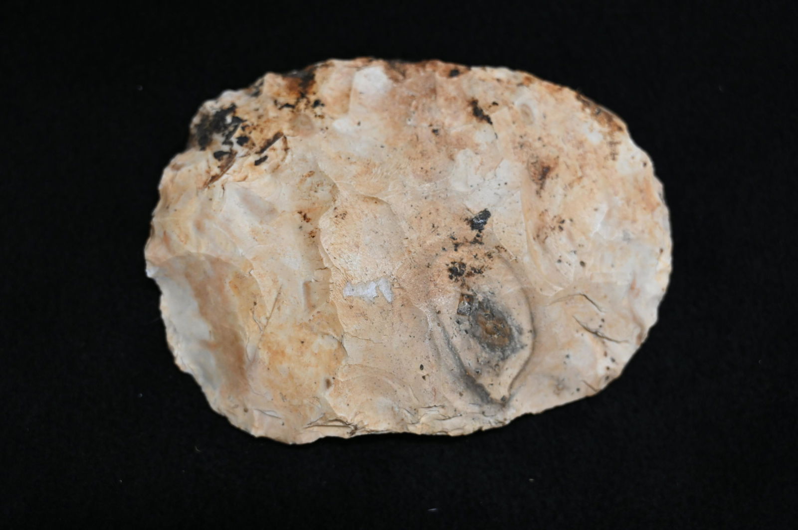 4 7/8" Creek Stained Preform, Motley COA Found in Sullivan Co. Missouri Ex: Steve McCabe Collection. (1 of 9)