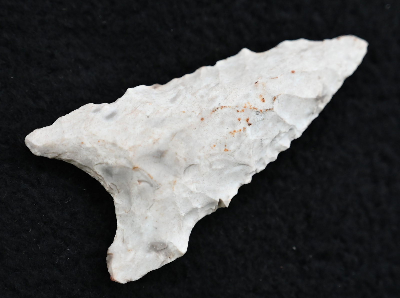 2 1/8" Graham Cave Arrowhead Motley COA Found in Fulton Co. Illinois. (1 of 9)