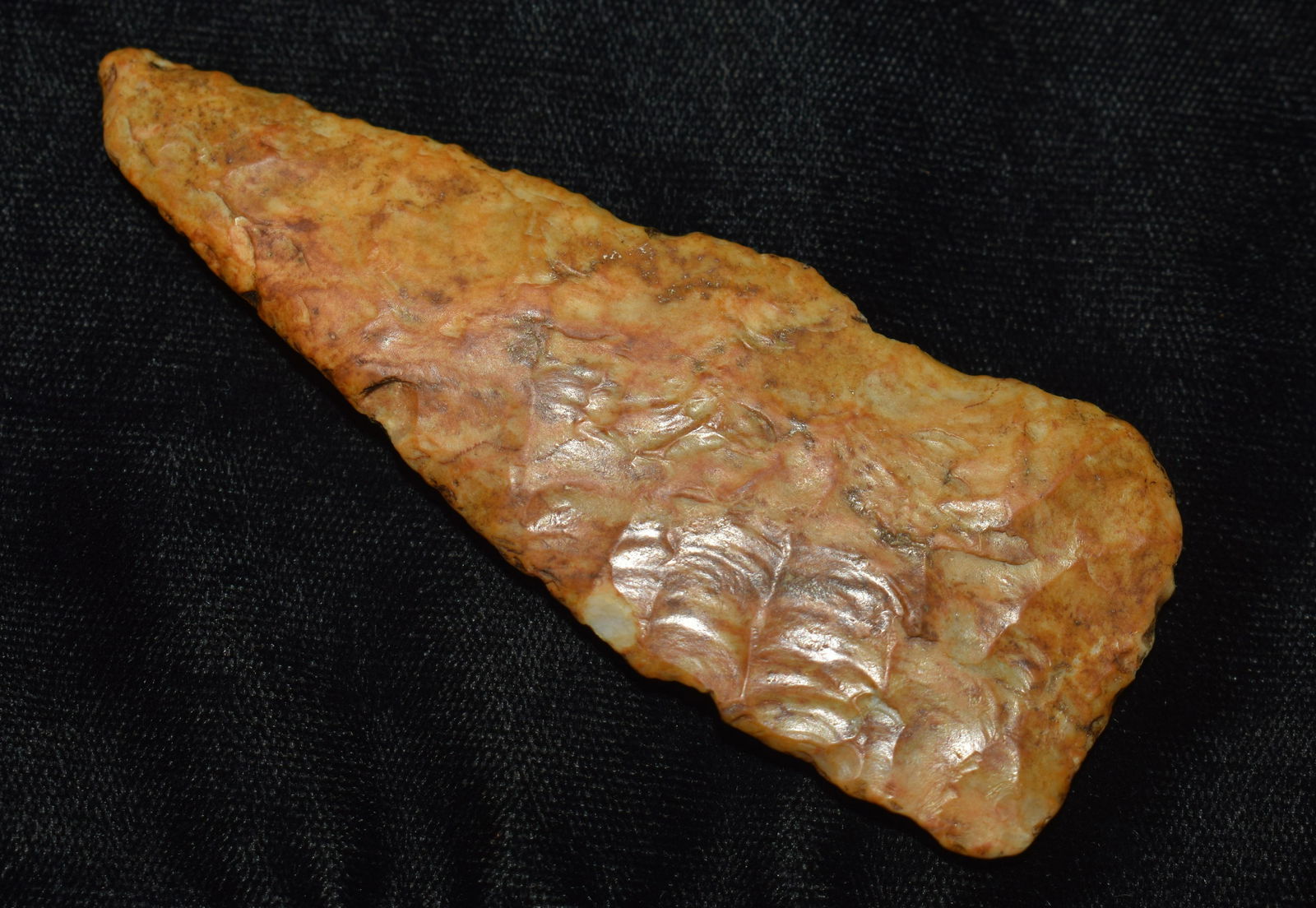3 5/8" Creek Patina'd Scottsbluff found in Osage County, Mo w/ Motley COA (1 of 8)
