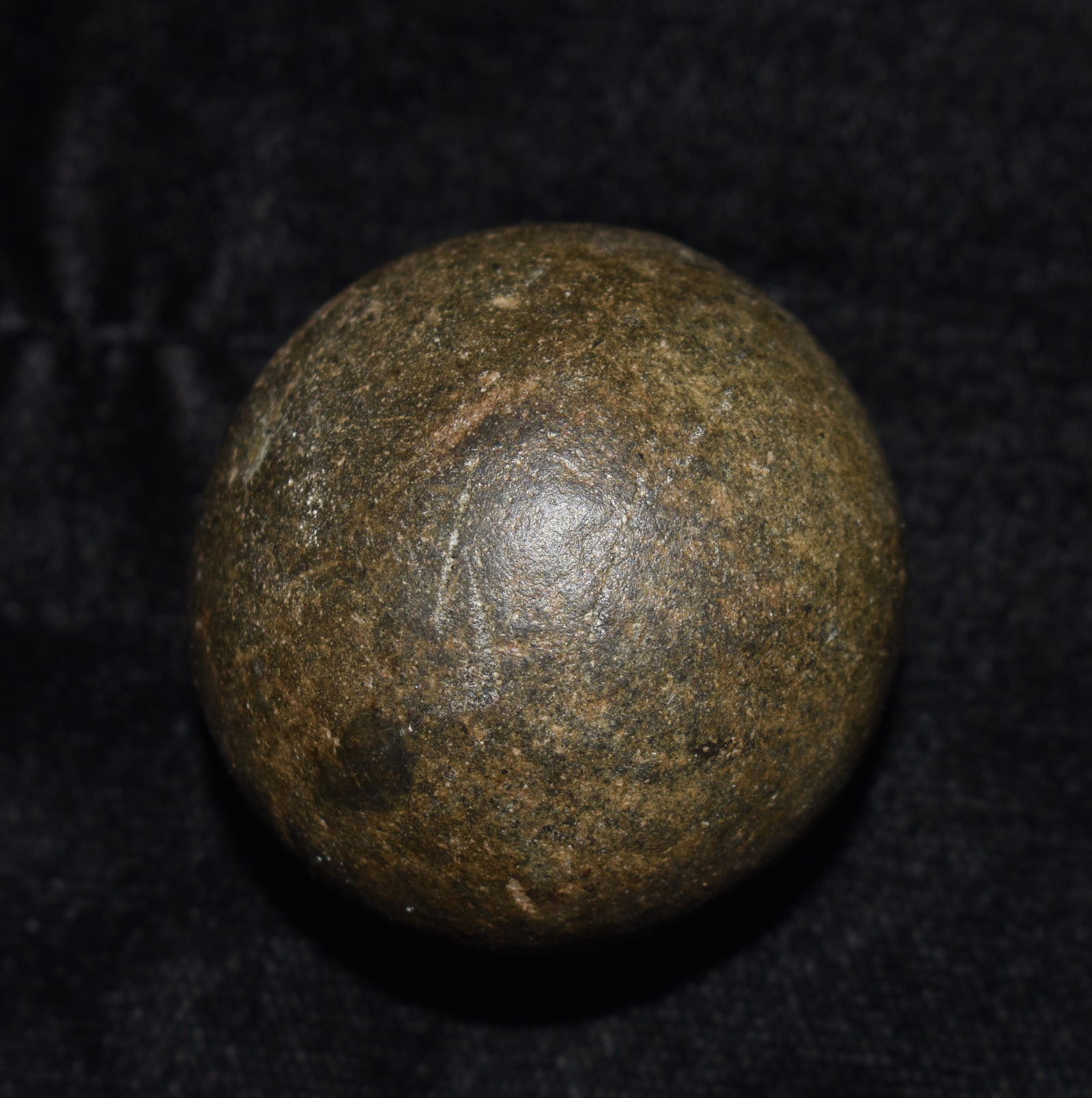 1 3/8" Polished Granite Game Ball found in Madison Co., Missouri (1 of 4)