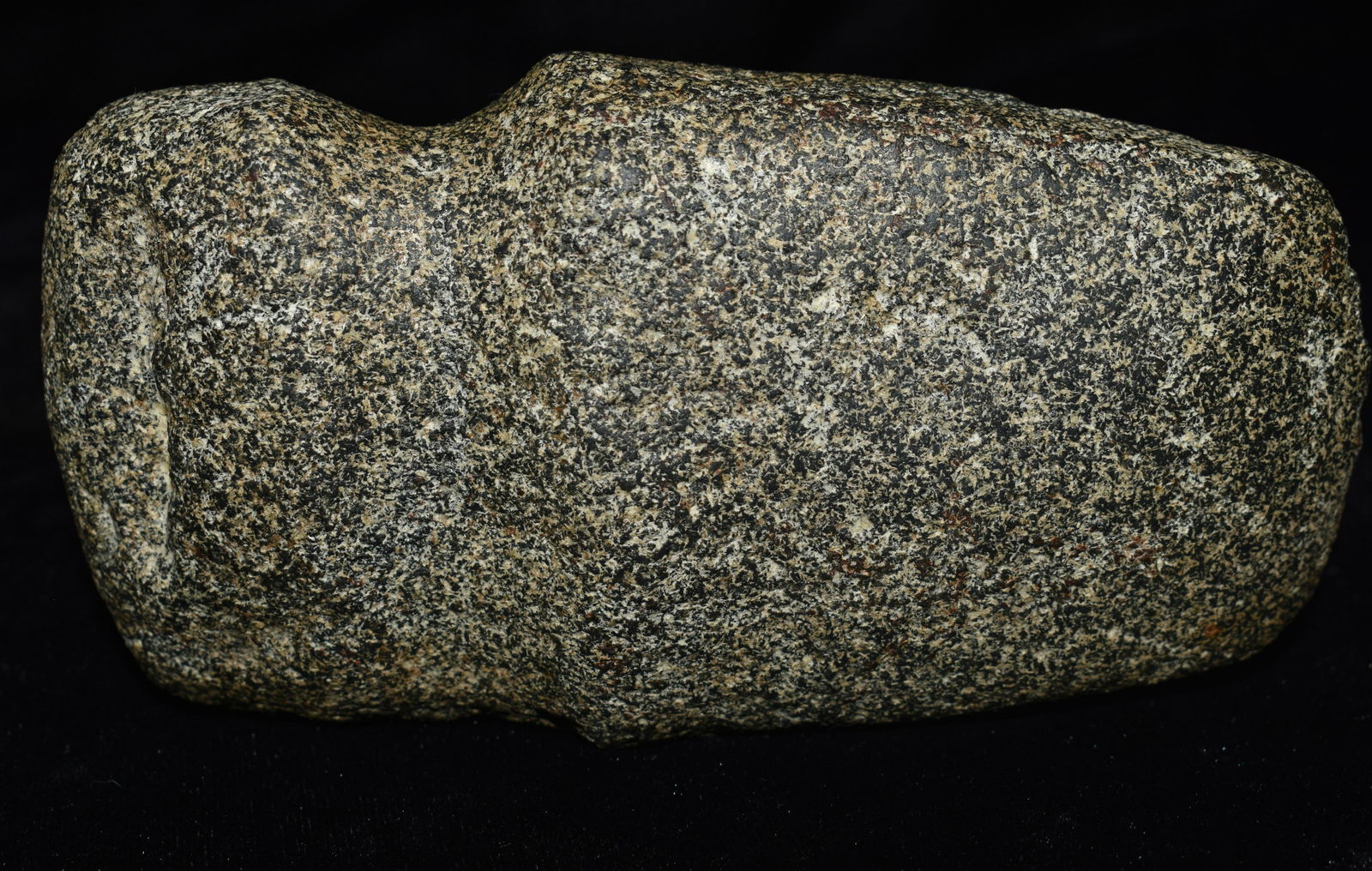 5" 3/4 Groove Speckled Granite Axe found in Lewis County, Missouri by Kenny Williams (1 of 7)