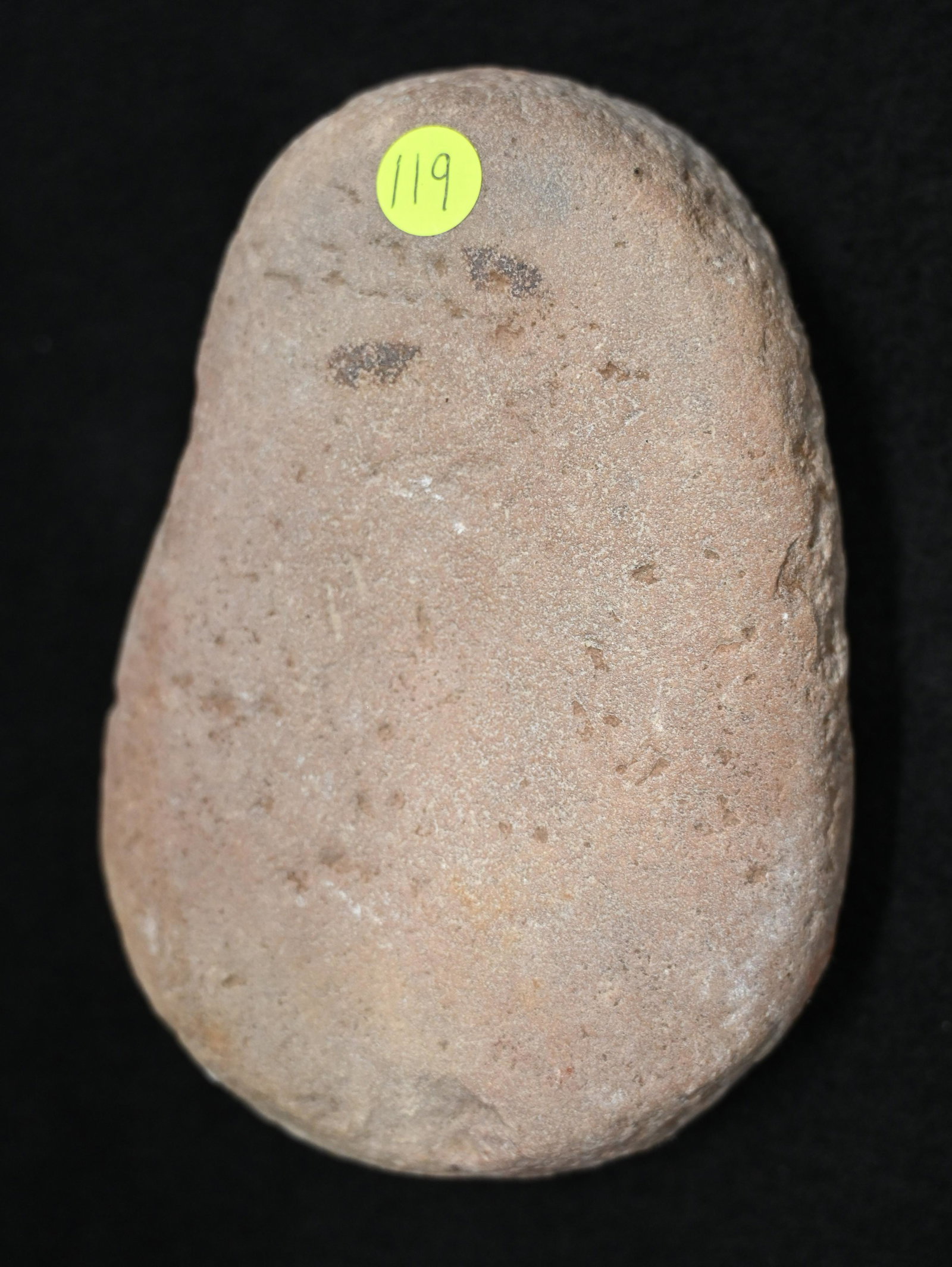 5 7/16" Polished Mano Found in Marion Co. Missouri.: 5 7/16" Polished Mano Found in Marion Co. Missouri.