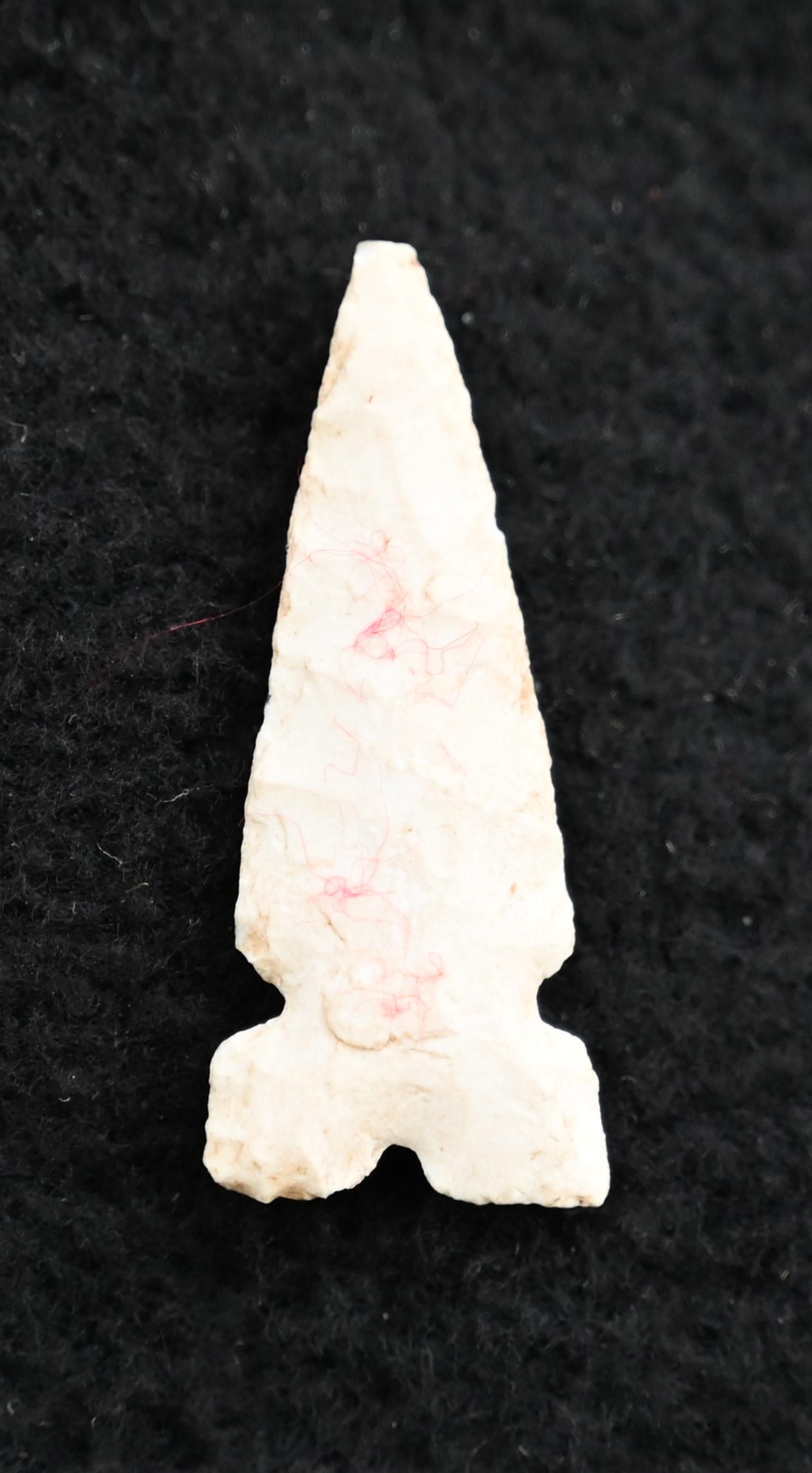 1 1/4" Cahokia Bird point, Keele COA Found in Missouri Ex Steve McCabe Collection. (1 of 10)