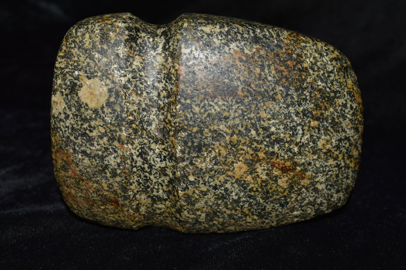4 7/8" Speckled Granite 3/4 Groove Axe found in Madison County, Iowa w/ Keele COA (1 of 9)