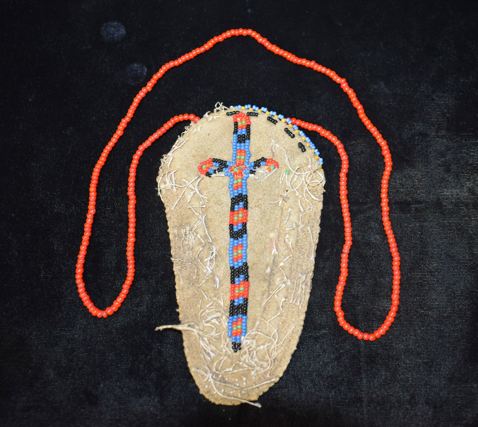 Historic Native American Necklace Knife Sheath (1 of 9)