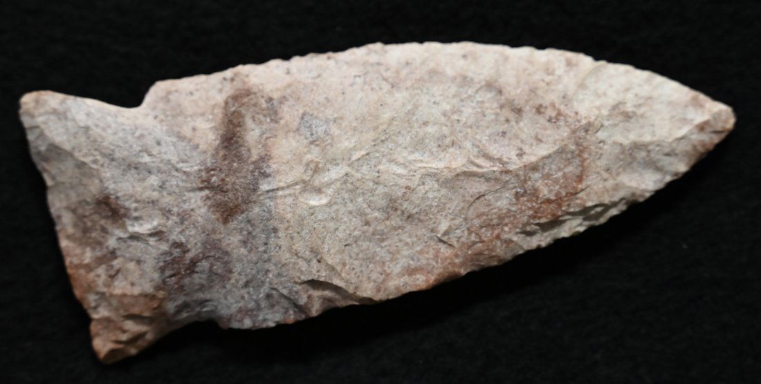 3 1/2" Colorful Steuben Arrowhead Keele COA Found in Missouri Ex: Steve McCabe Collection. (1 of 9)