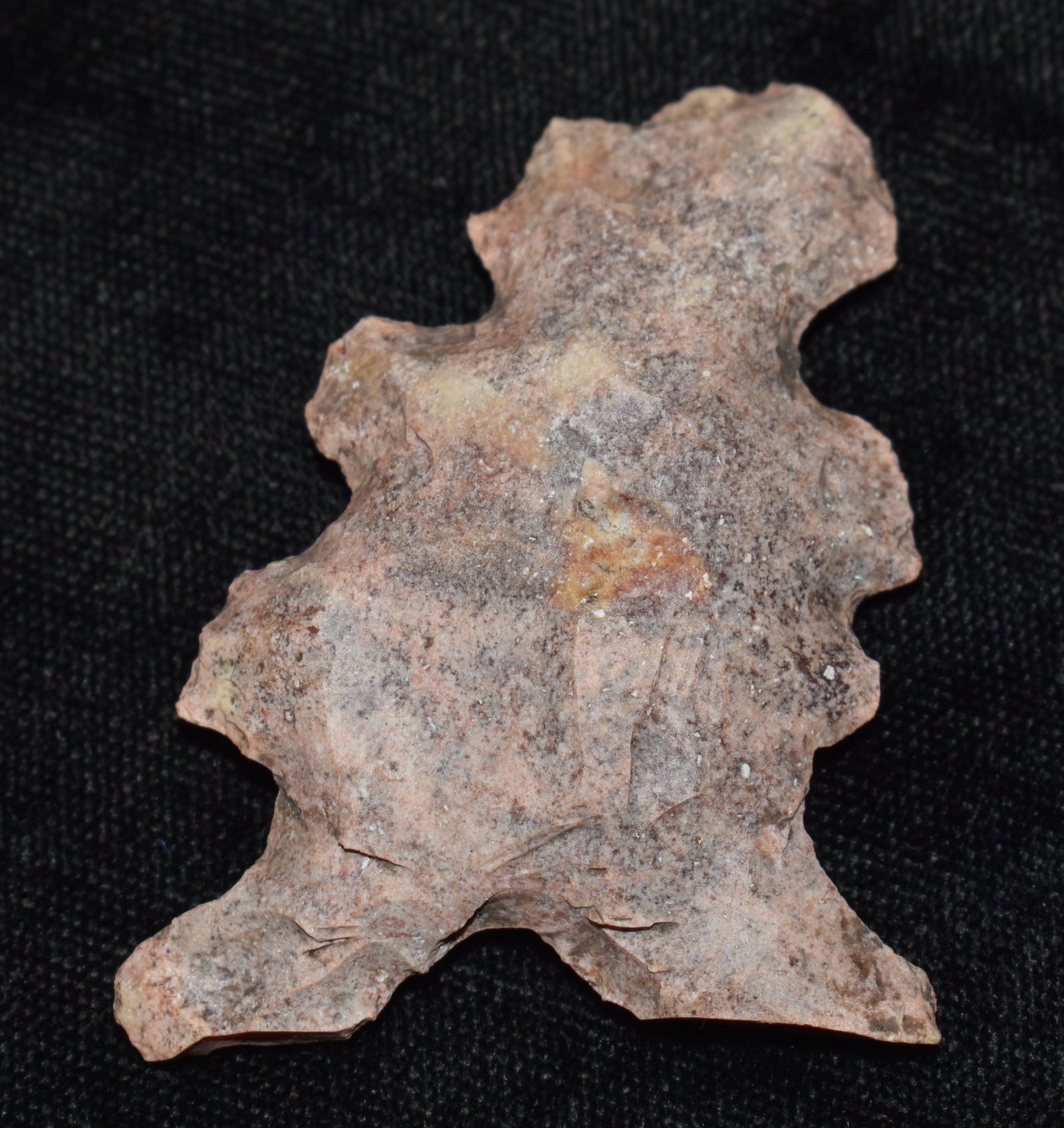 2 1/4" Colorful Chert Pre-Columbian Mayan Human Eccentric (1 of 7)