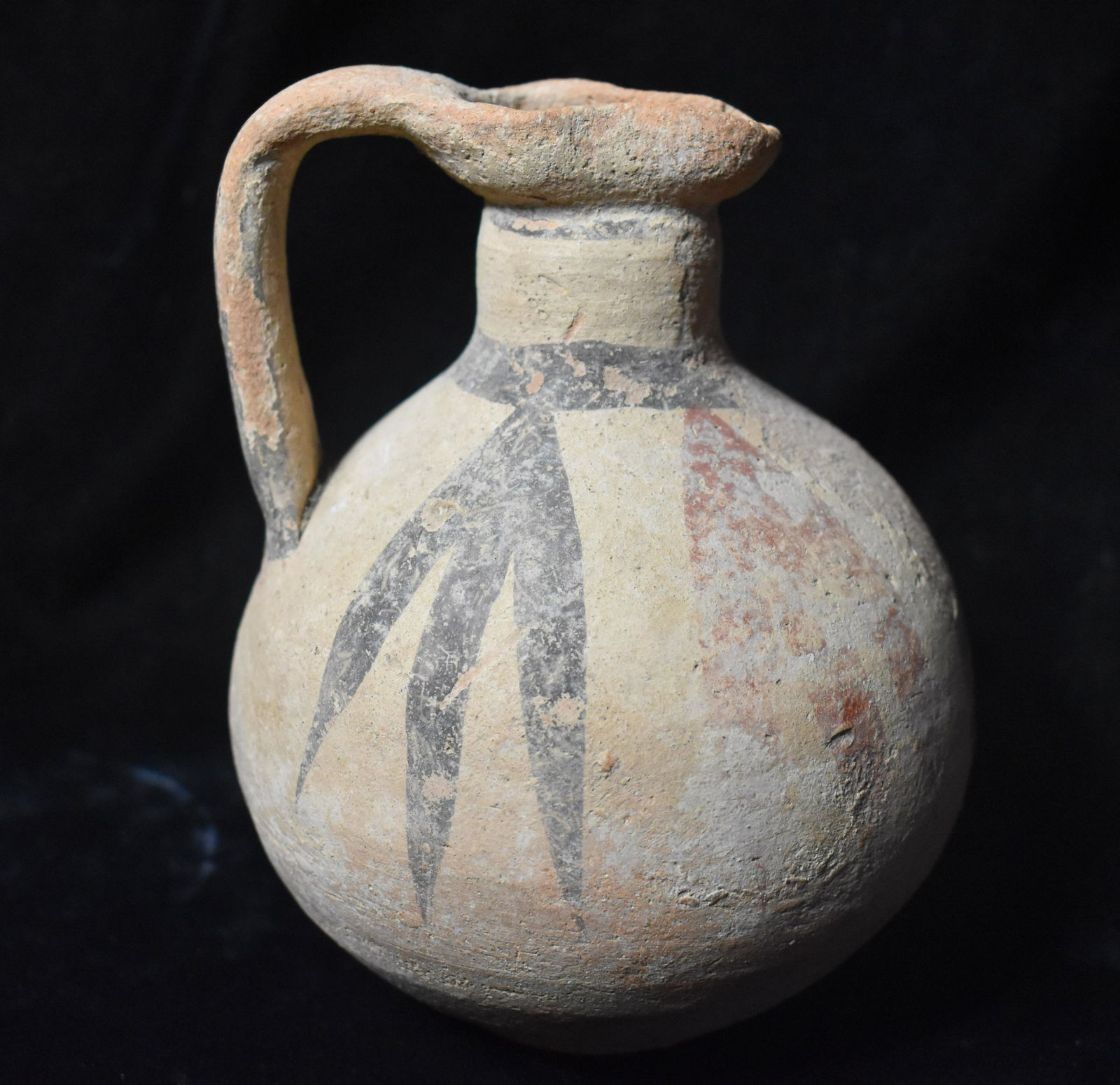 5 1/2" Cypriot Pottery Vessel (Iron Age) 2000 to 600 BC SOLID (1 of 7)