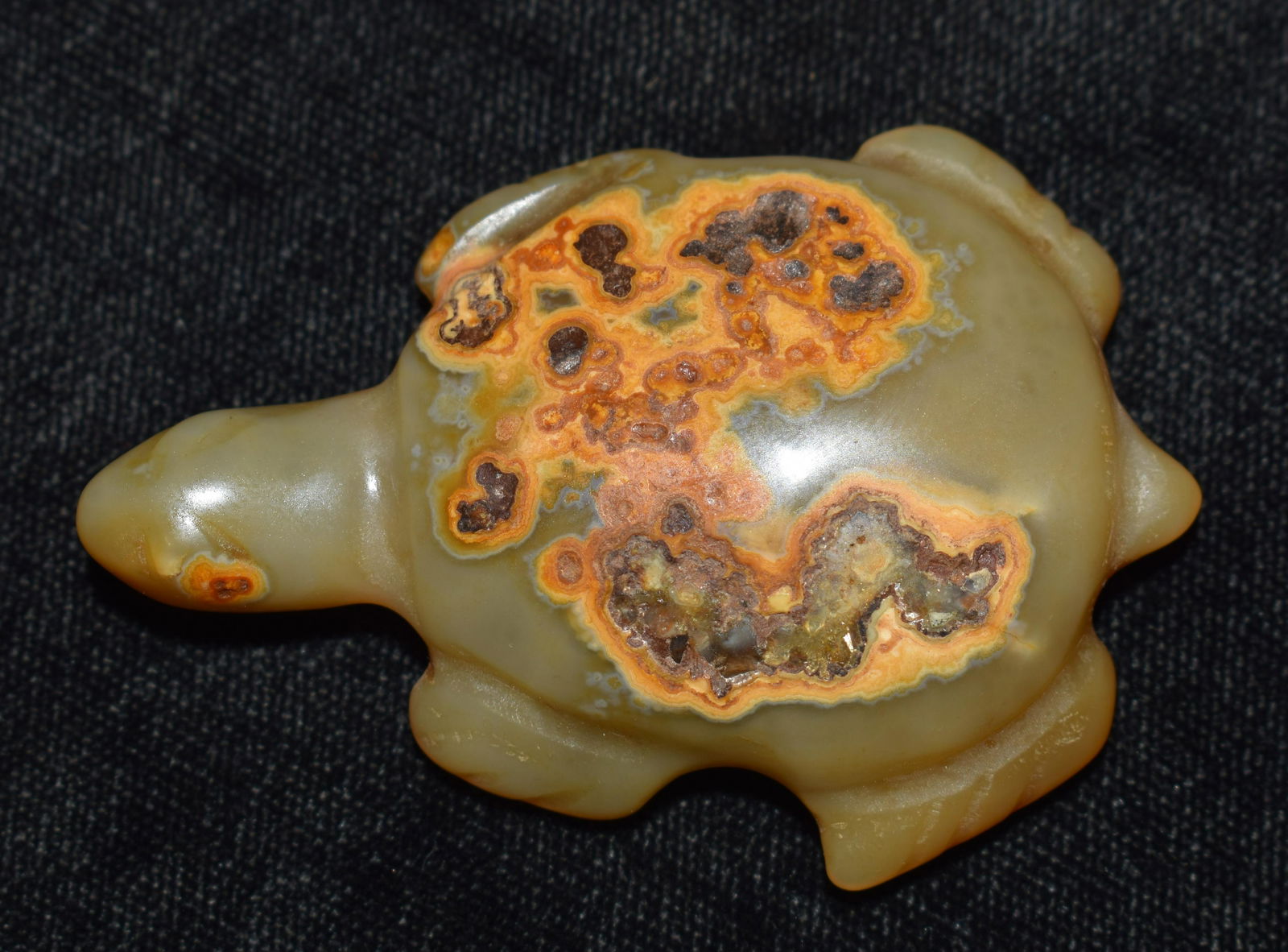 2 1/4" Neolithic Jade Turtle Pendant found in Nothern China (1 of 6)