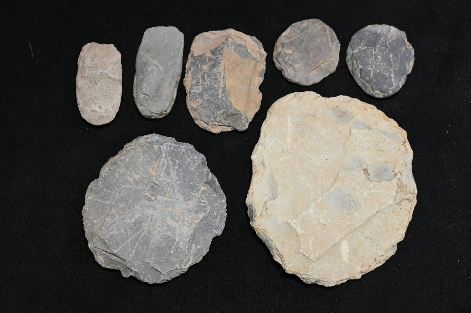 7 Slate Pendant/Gorget Preforms Found in Ohio (1 of 6)