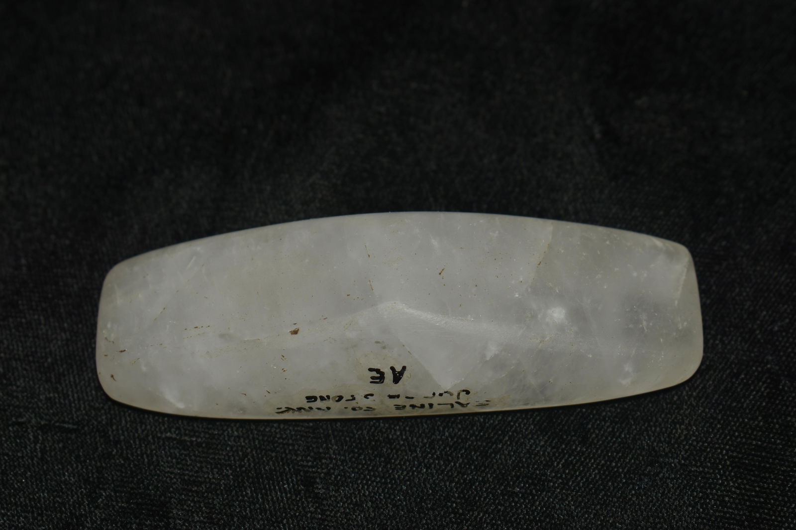 3 1/4" Modern Quartz Boatstone w/ a Certificate of Information (1 of 6)