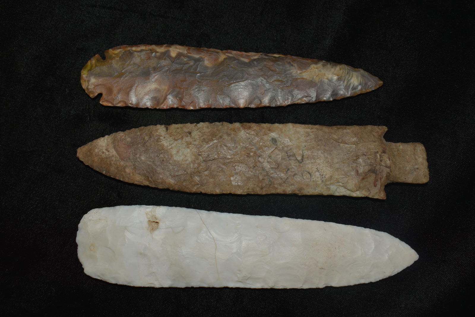 3 Large Modern Arrowheads 6 1/8" to 6 1/4" (1 of 6)