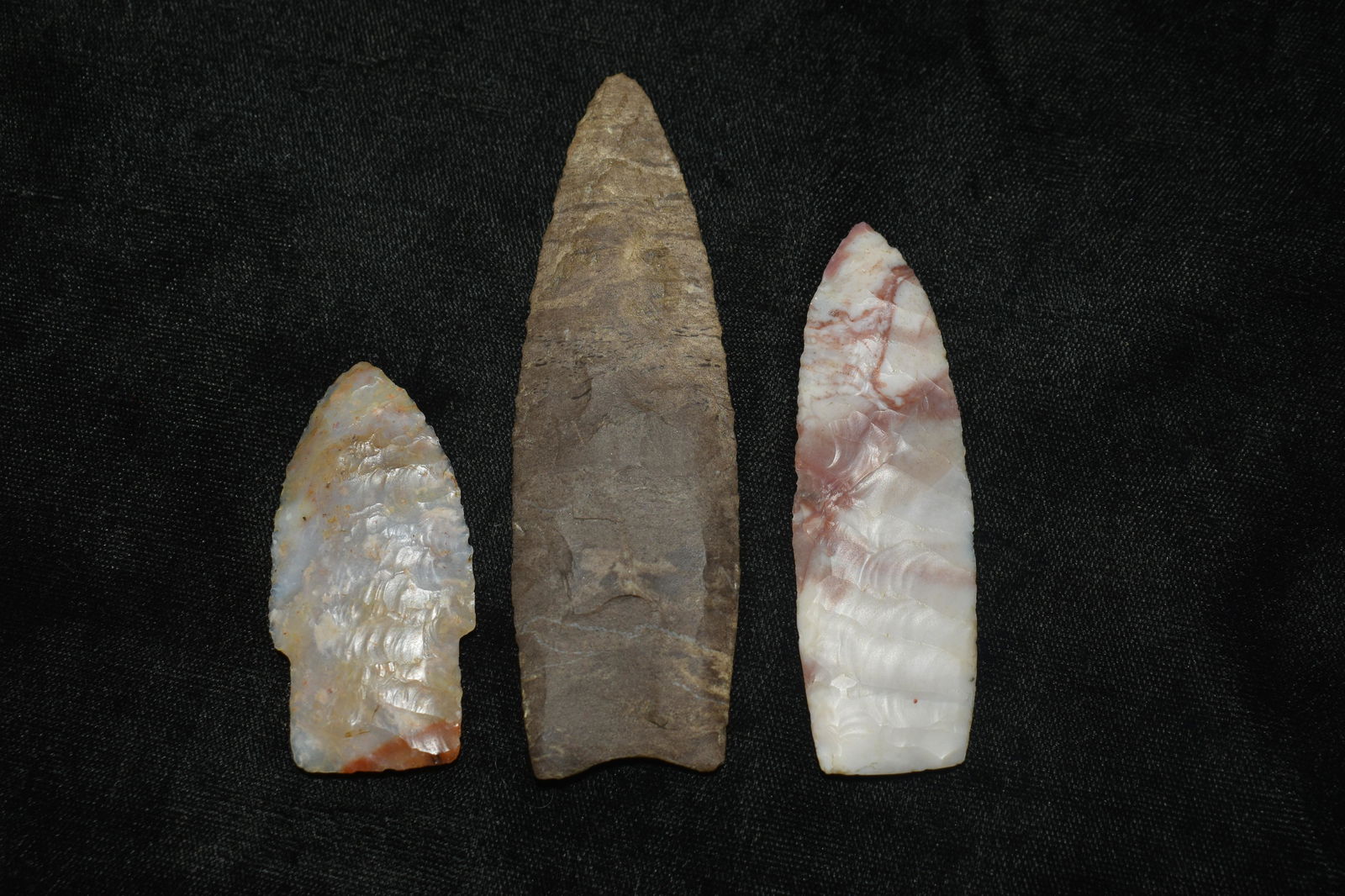 3 Modern Arrowheads 2 3/8" to 3 7/8" (1 of 6)