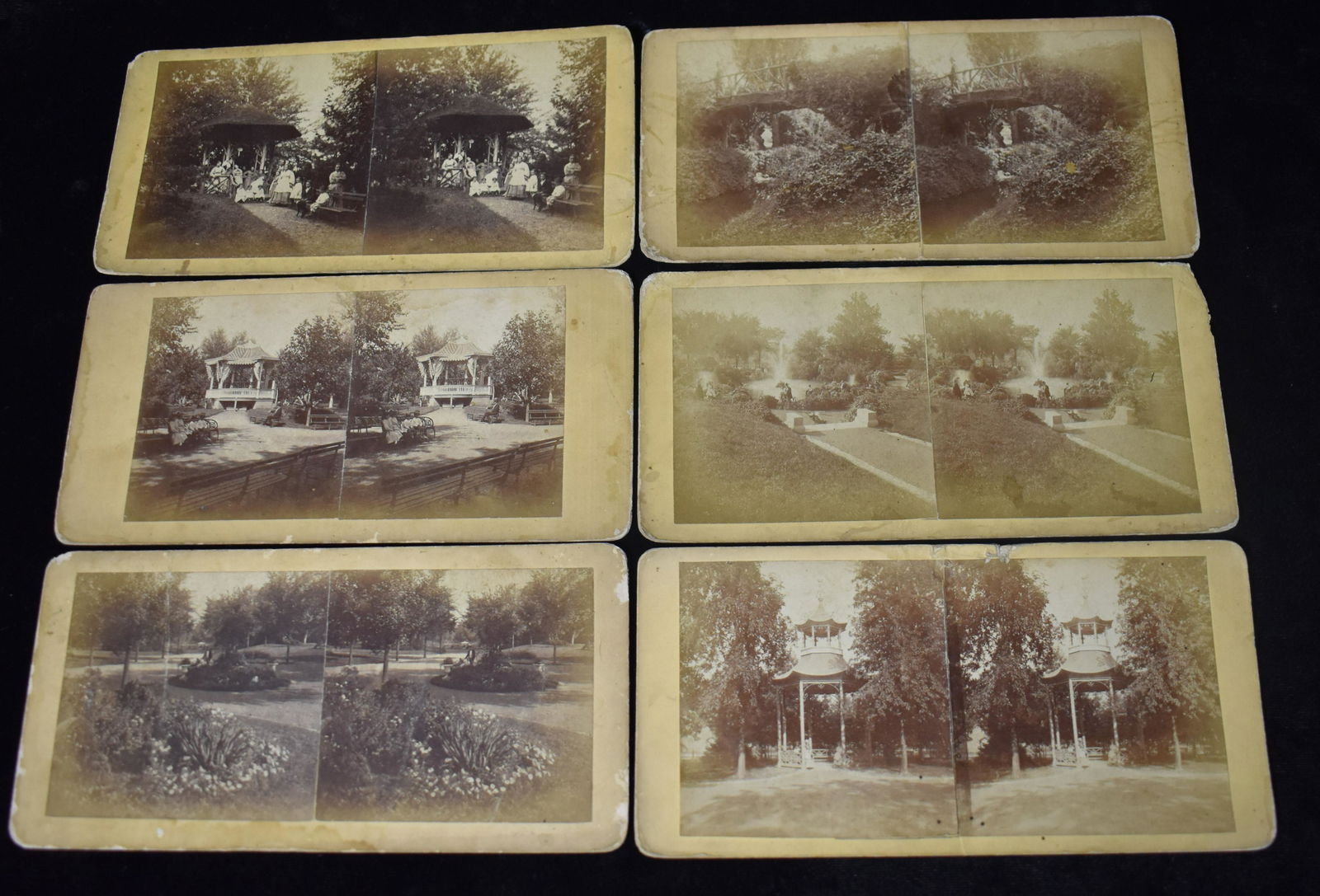 1875 Boel & Koenig Stereo Scope Viewer Cards of St Louis Botanical Garden (1 of 9)