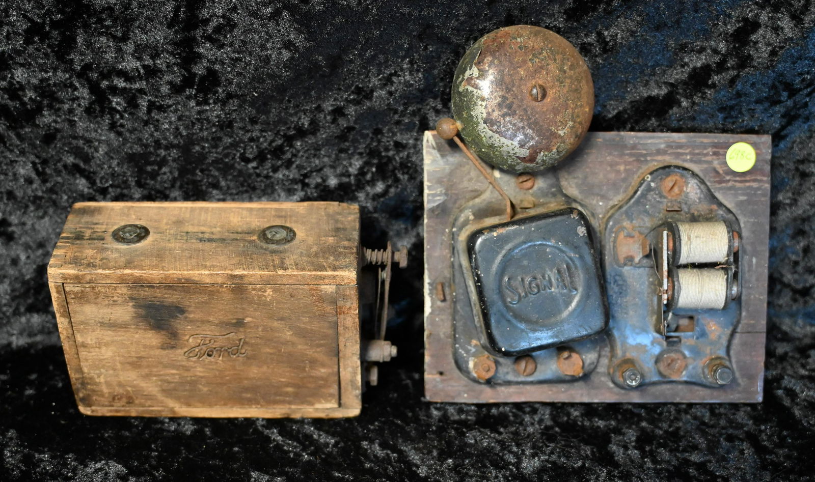 Ford Model T Part & a Vintage Signal Bell. (1 of 6)