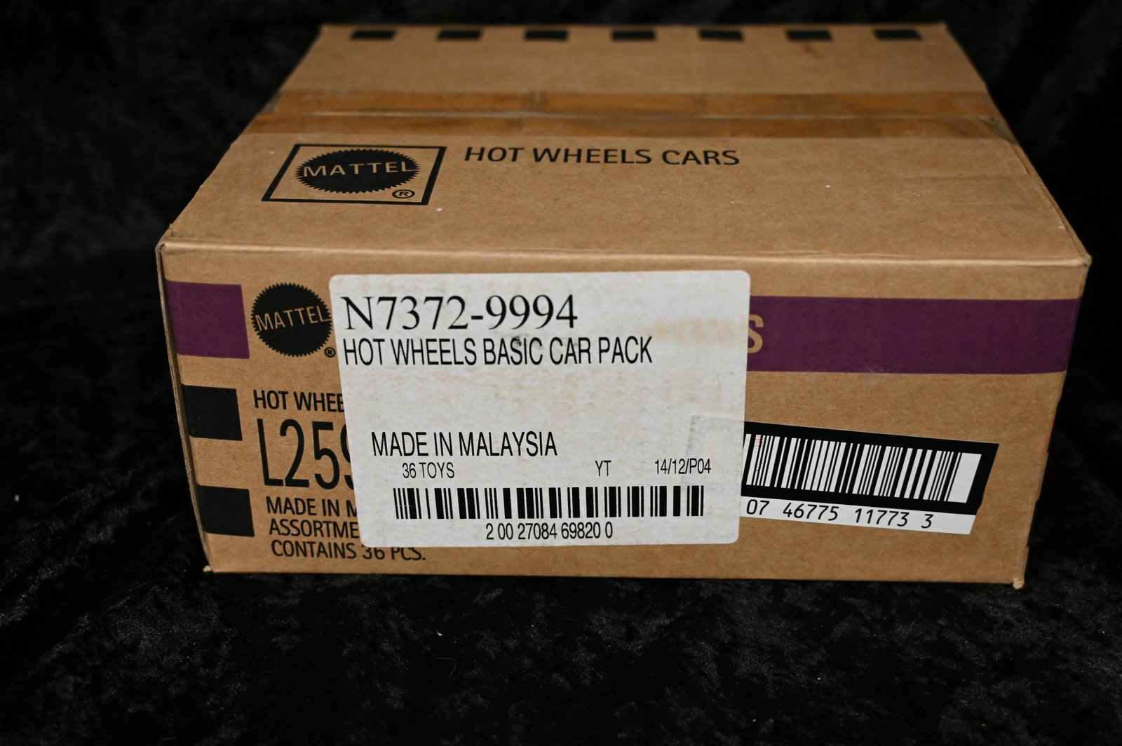 Mattel Hot Wheels Cars Assortment Contains 36 PCS. All cars are brand new and in their original: Mattel Hot Wheels Cars Assortment Contains 36 PCS. We use a photo of an open box of cars. We use a file photo. The cars in the photo are the same type and condition but not the exact same cars in this
