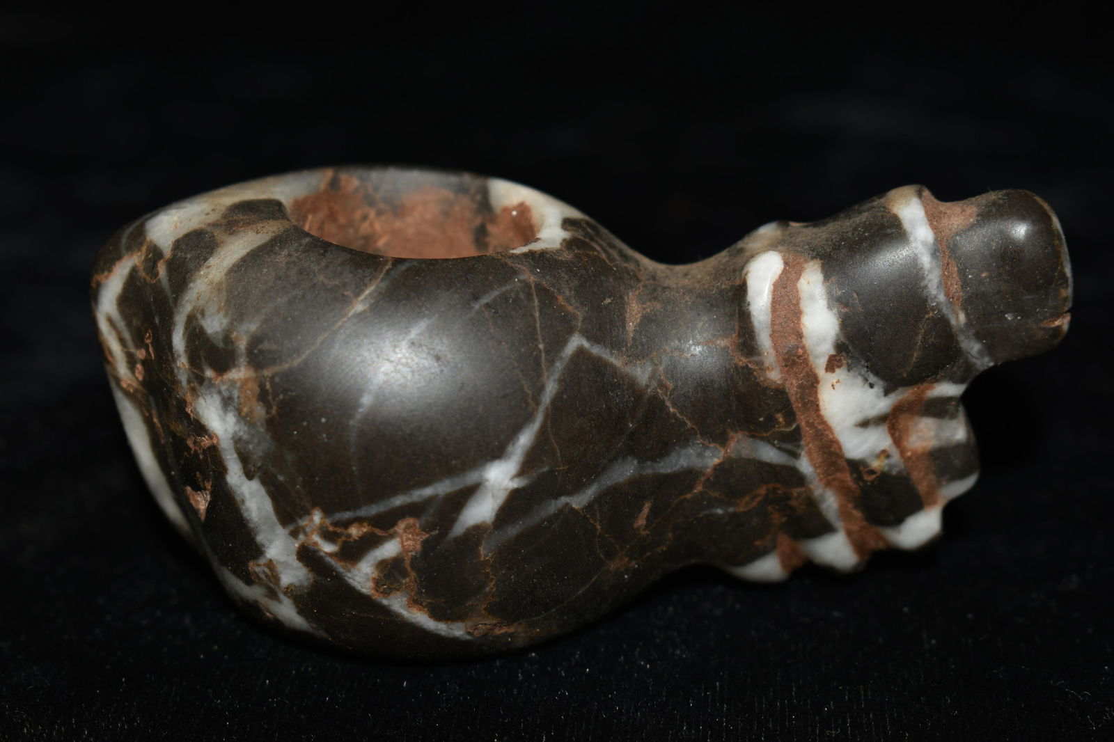 Oustanding 3 1/4" Inca Canopas made of Marble (1 of 7)