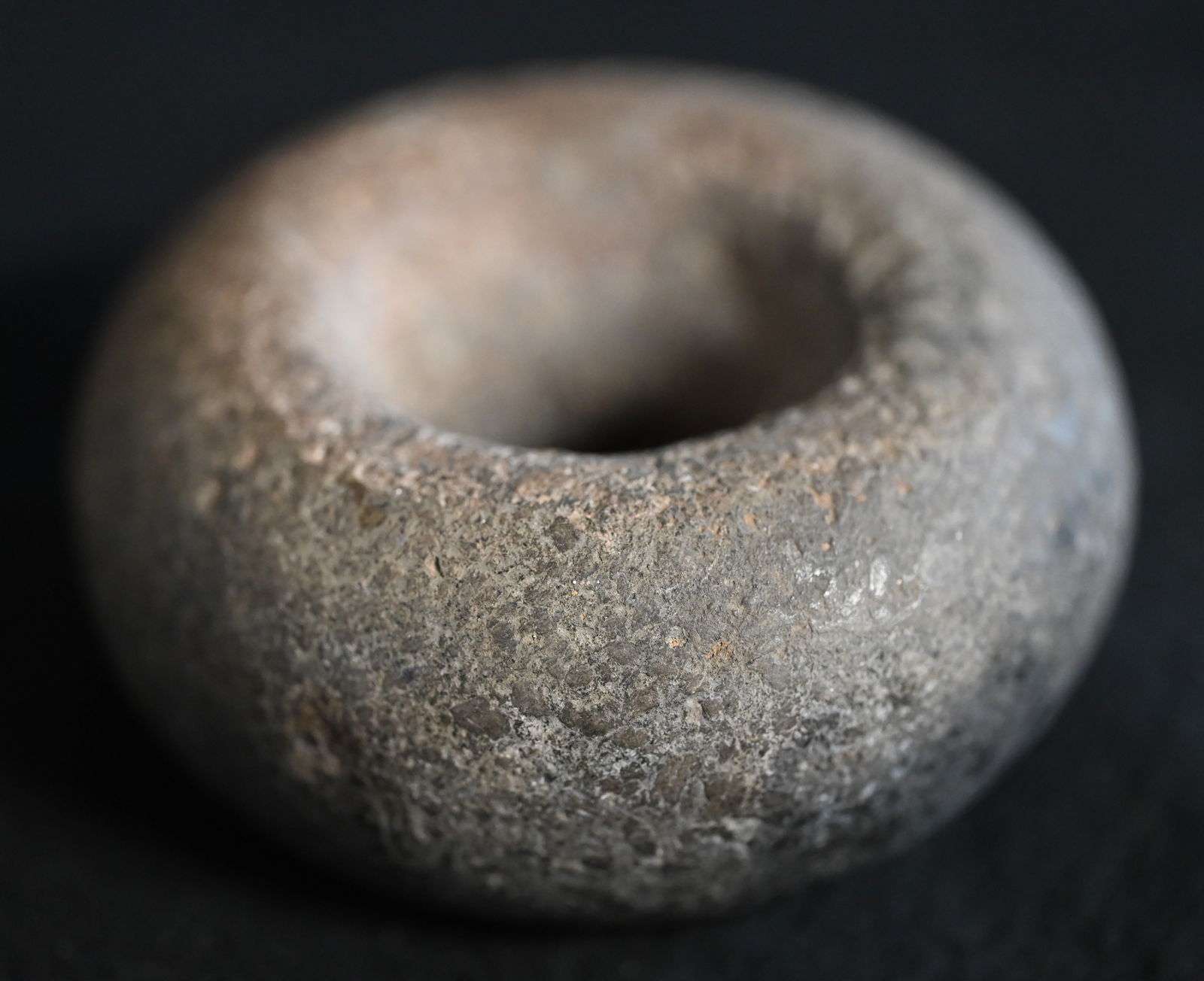 War Club Found in California 3 3/16" Diameter, Very Nice Example with an old writing of A10 on it. (1 of 6)