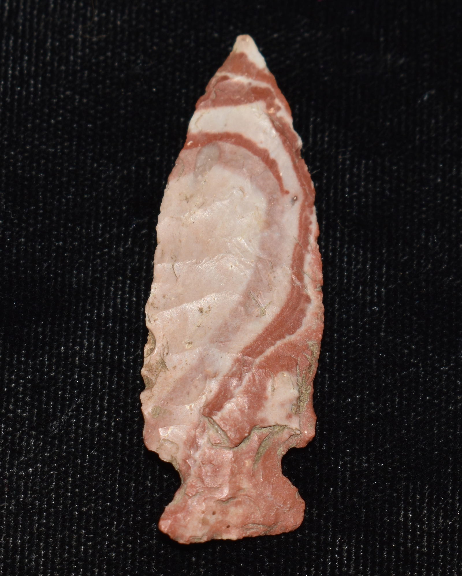 1 7/8" Colorful Robinson Arrowhead found in Pettis County, Missouri (1 of 6)
