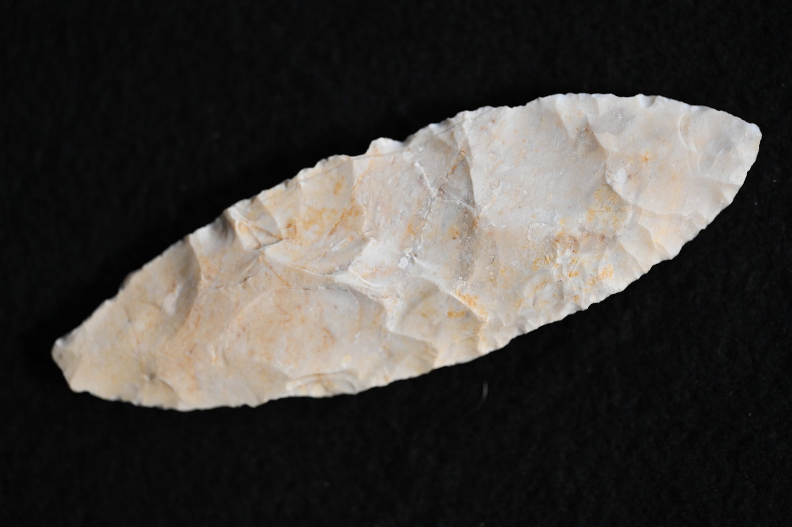 3 3/4" Bi-Pointed Blade found in Adair Co. MO. Ex: John Bender Collection. (1 of 9)