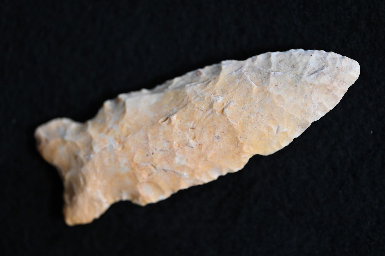 3 1/2" Creek Stained Graham Cave Found in Montgomery Co. Missouri home of the famous Graham Cave (1 of 6)